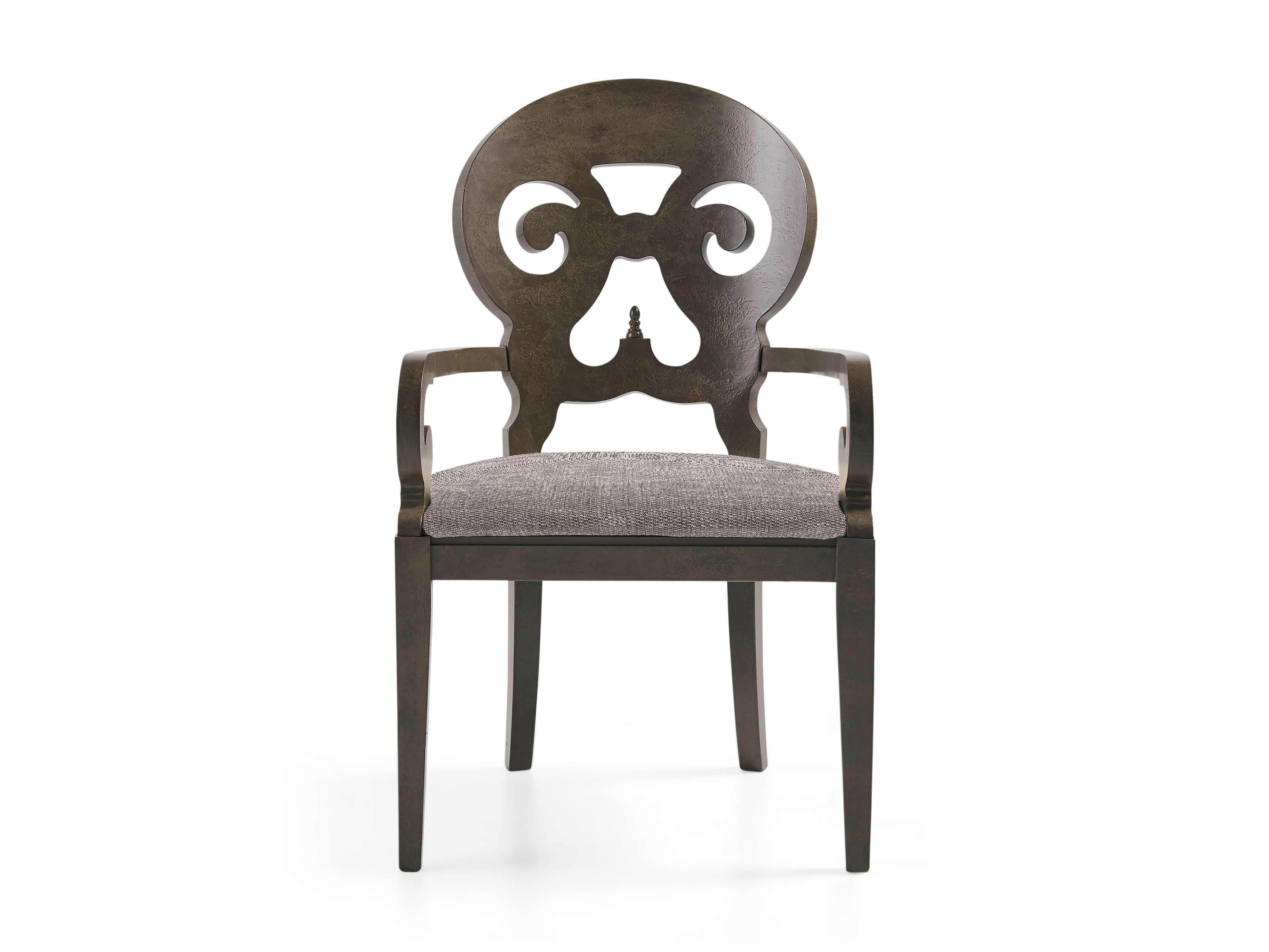 Jordan Bell'Arte 25" Dining Arm Chair with Upholstered Seat