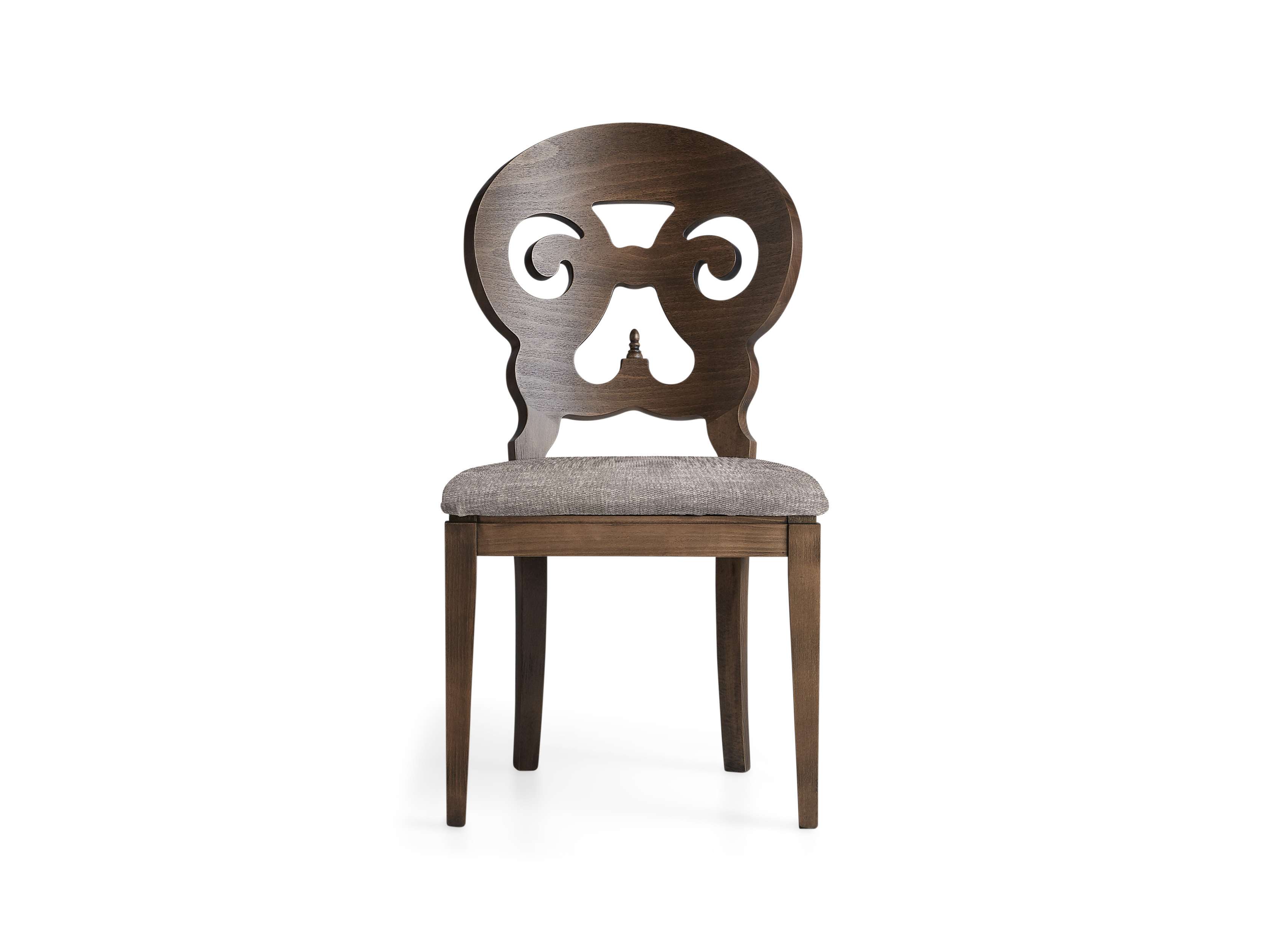 Jordan 21" Dining Side Chair Upholstered in Cinder