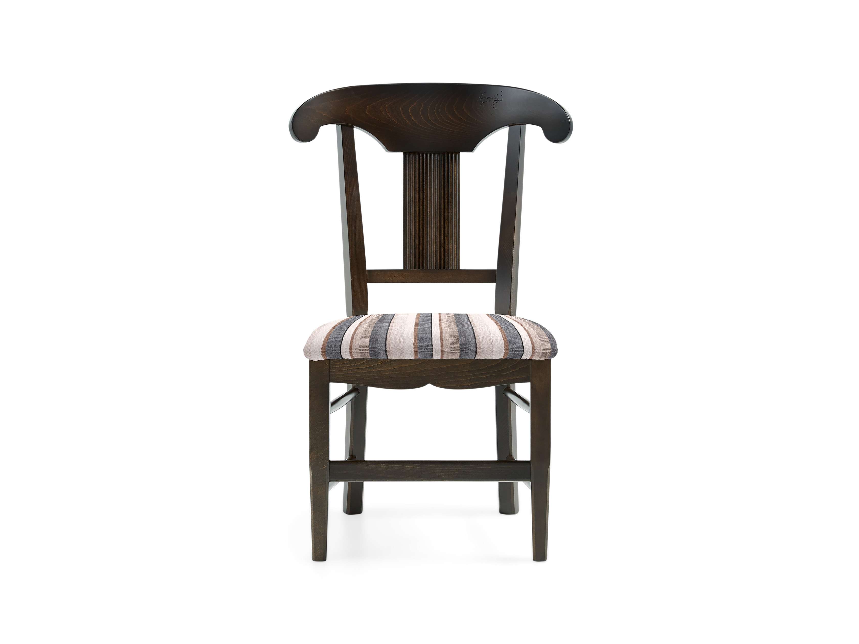 Tuscany 25" Dining Side Chair with Upholstered Seat in Noceto
