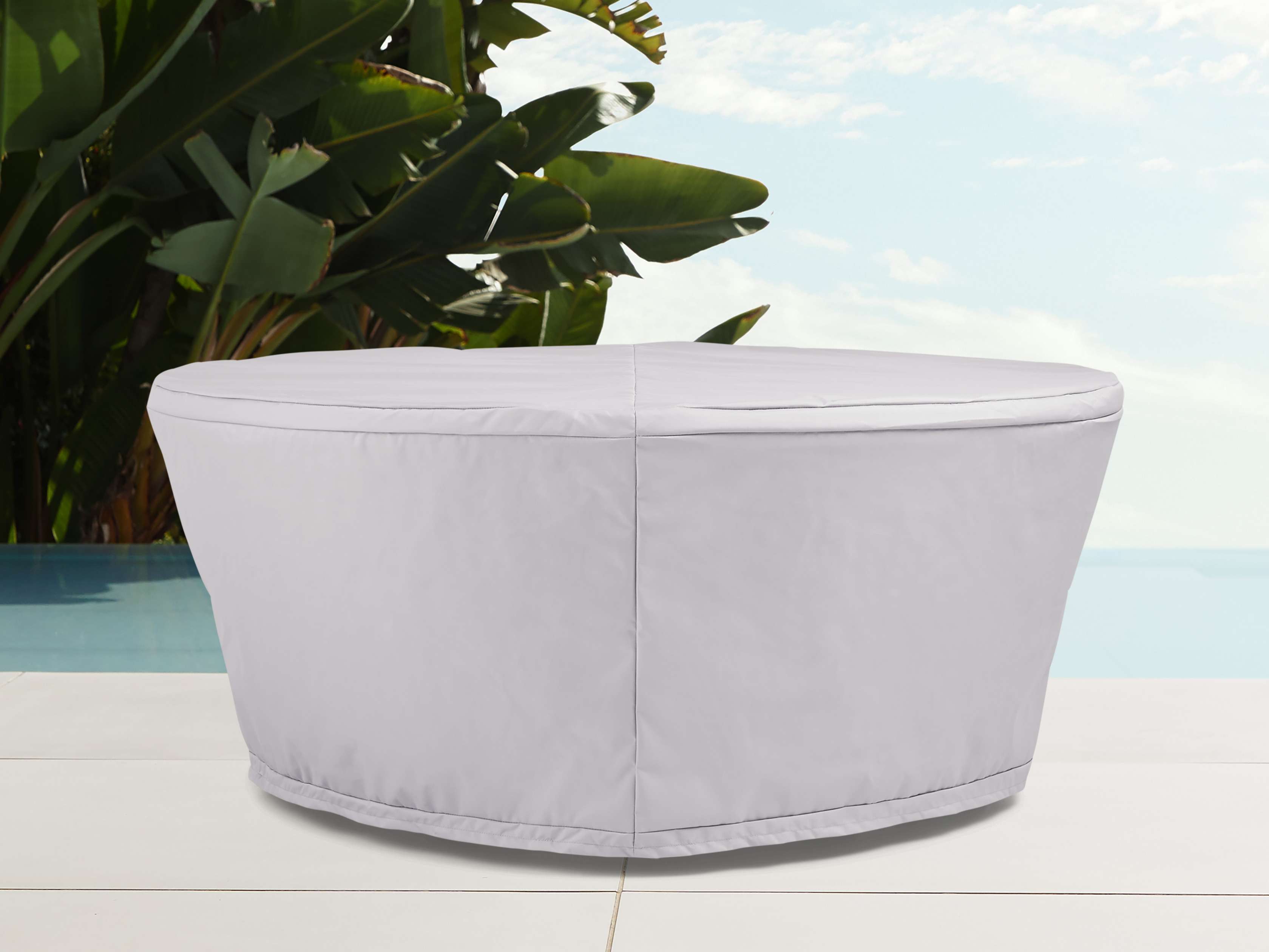 Edgewater Outdoor 54" Dining Table Cover, slide 1 of 4