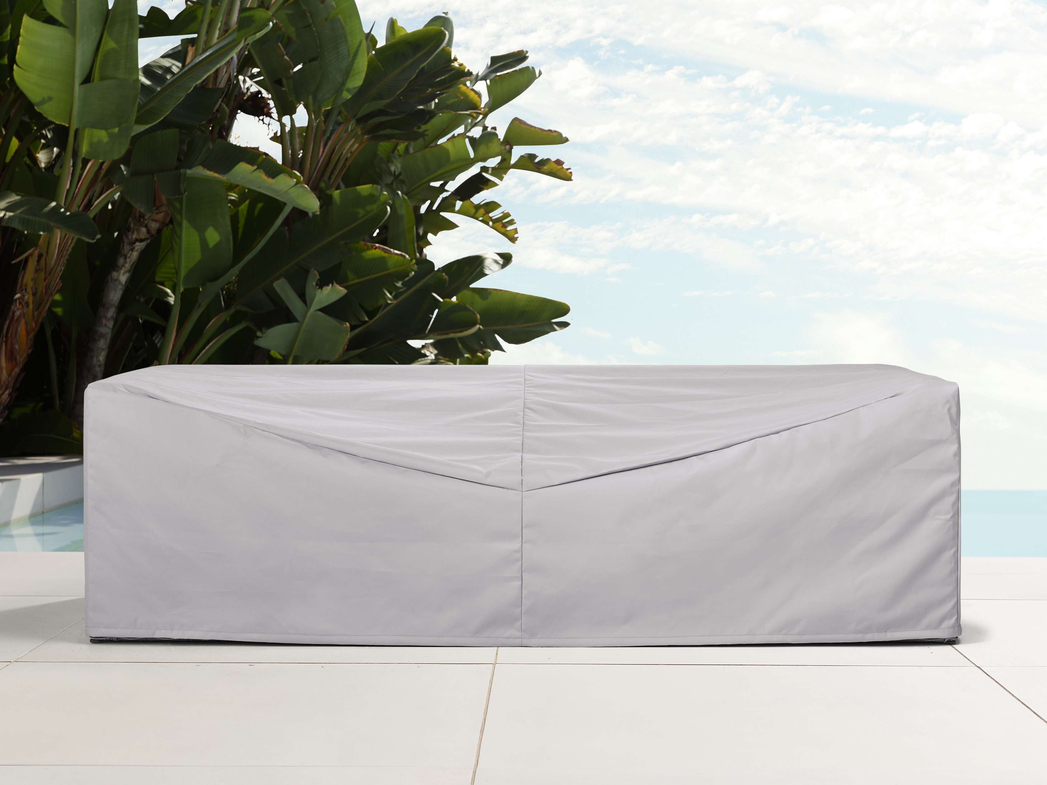 Montauk Outdoor 107" Sofa Cover, slide 1 of 4