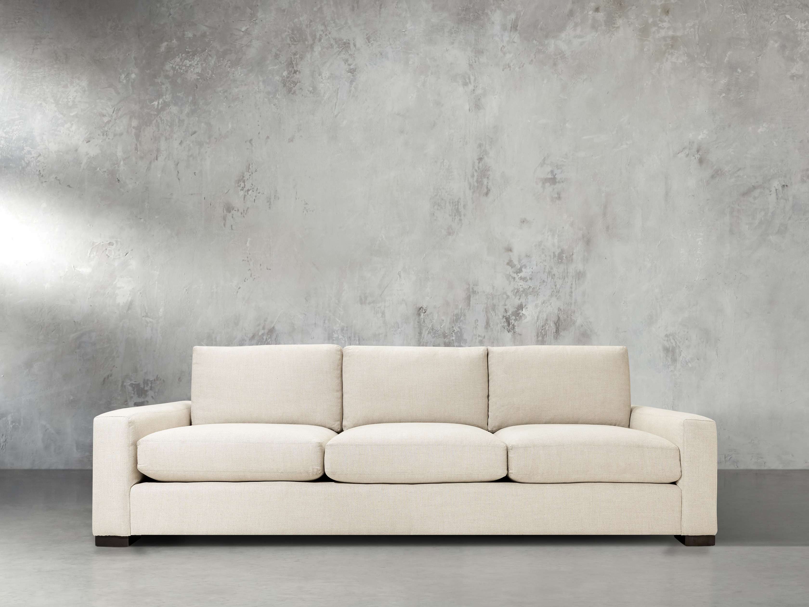 Remington Deep 108" Upholstered 3 Over 3 Sofa With Springs