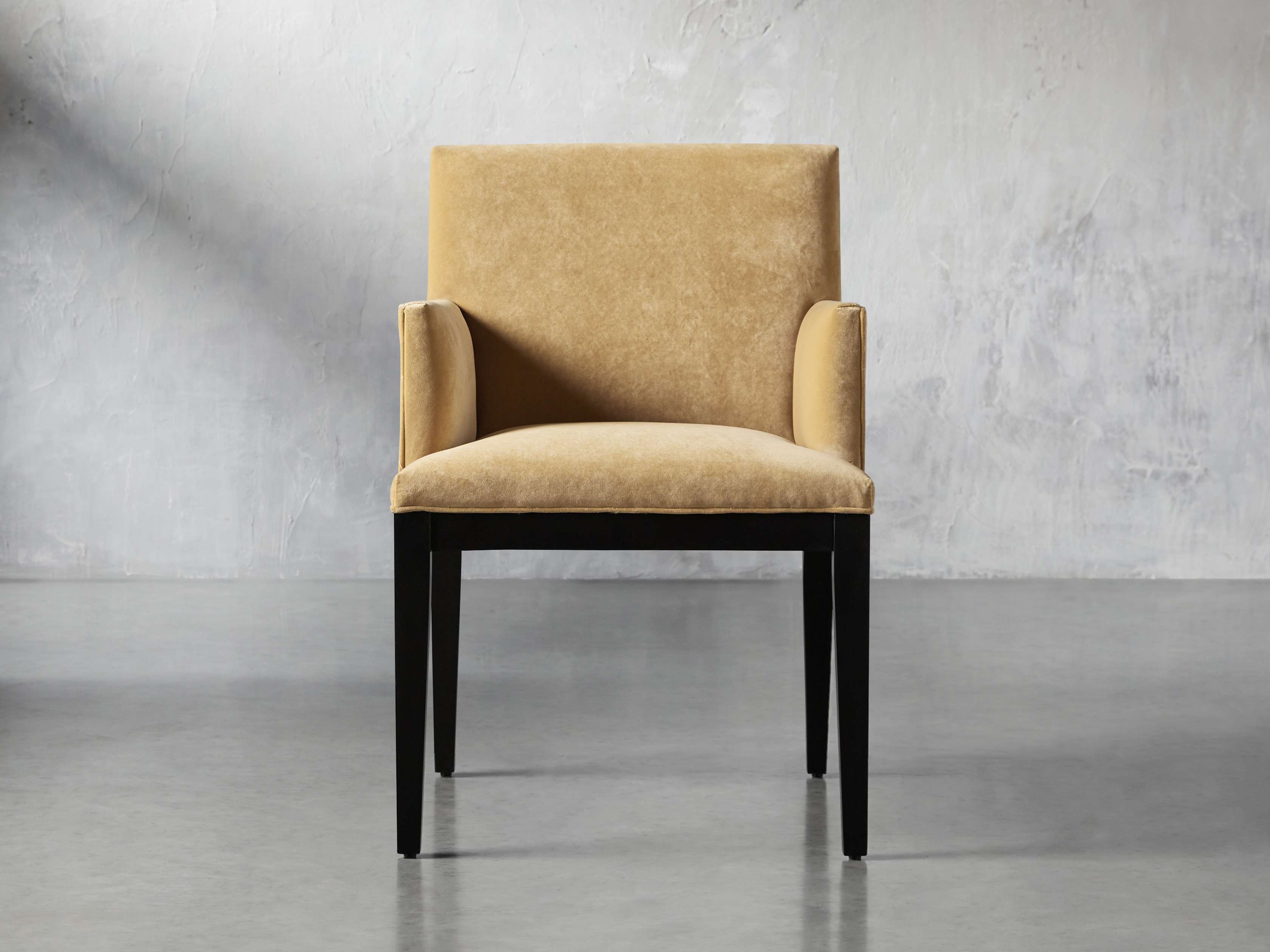 Jasper Upholstered 24" Dining Arm Chair, slide 1 of 9