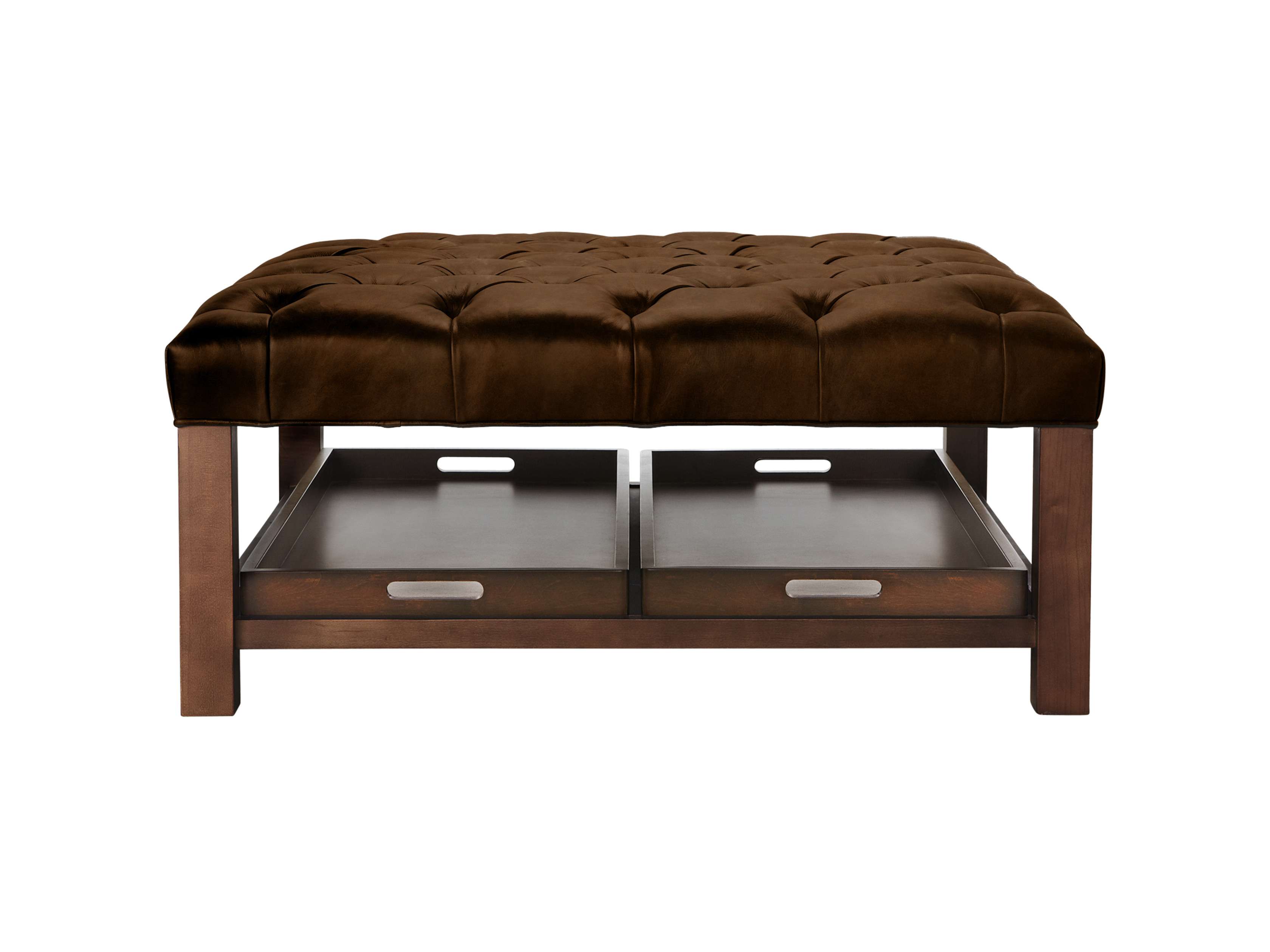 Ottomans Leather Ottomans Living Room Benches Arhaus