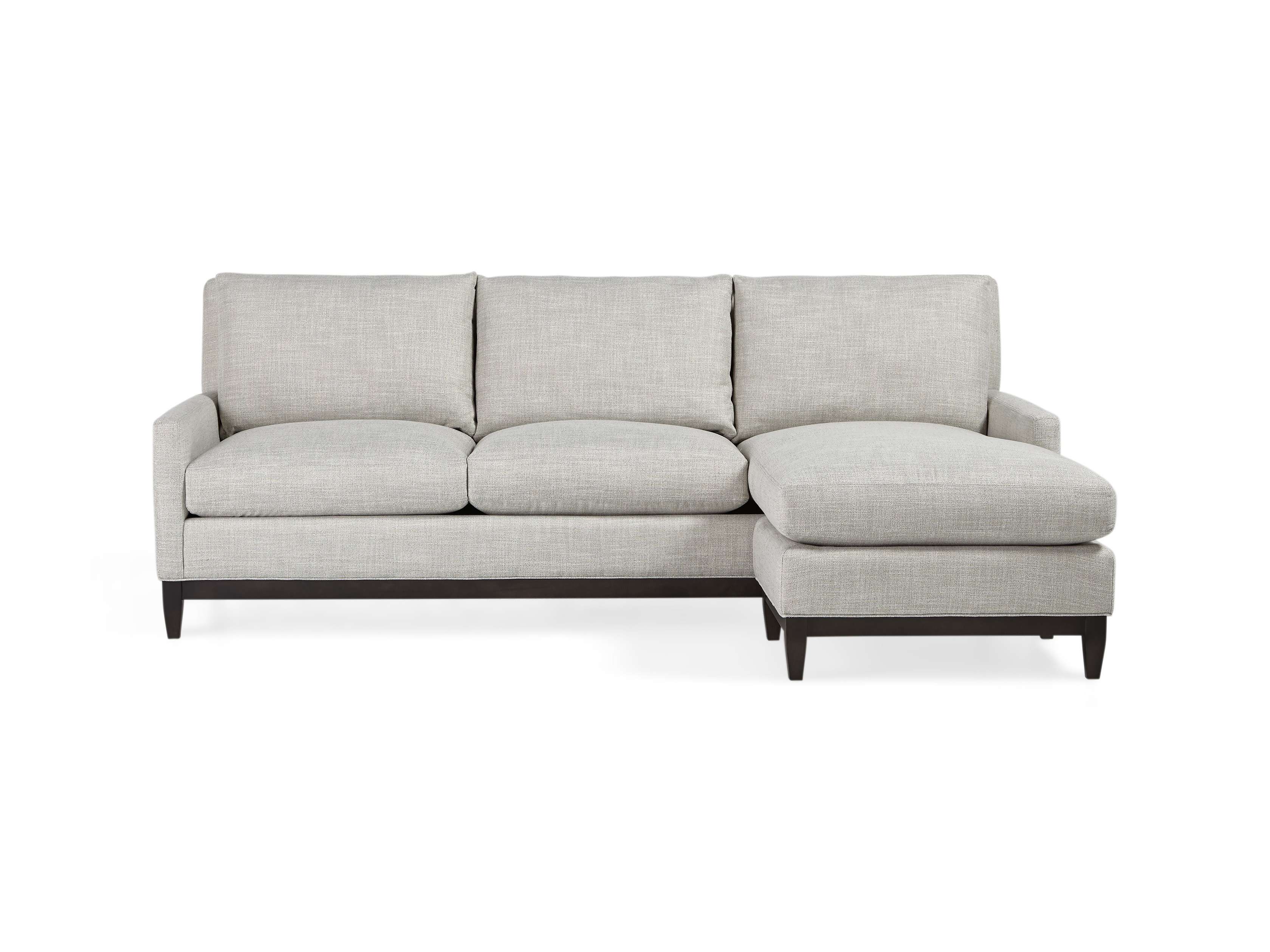 Dante Upholstered 90" Sofa With Reversible Chaise, slide 1 of 9