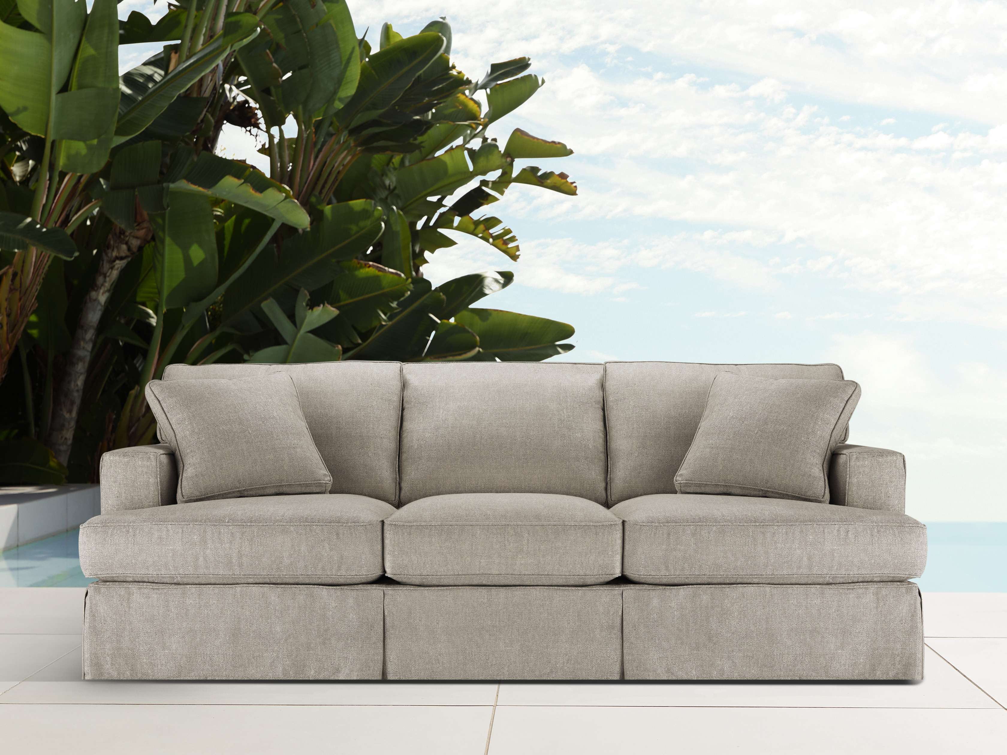 Dune Outdoor Slipcovered Sofa Dune Outdoor Slipcovered Sofa
