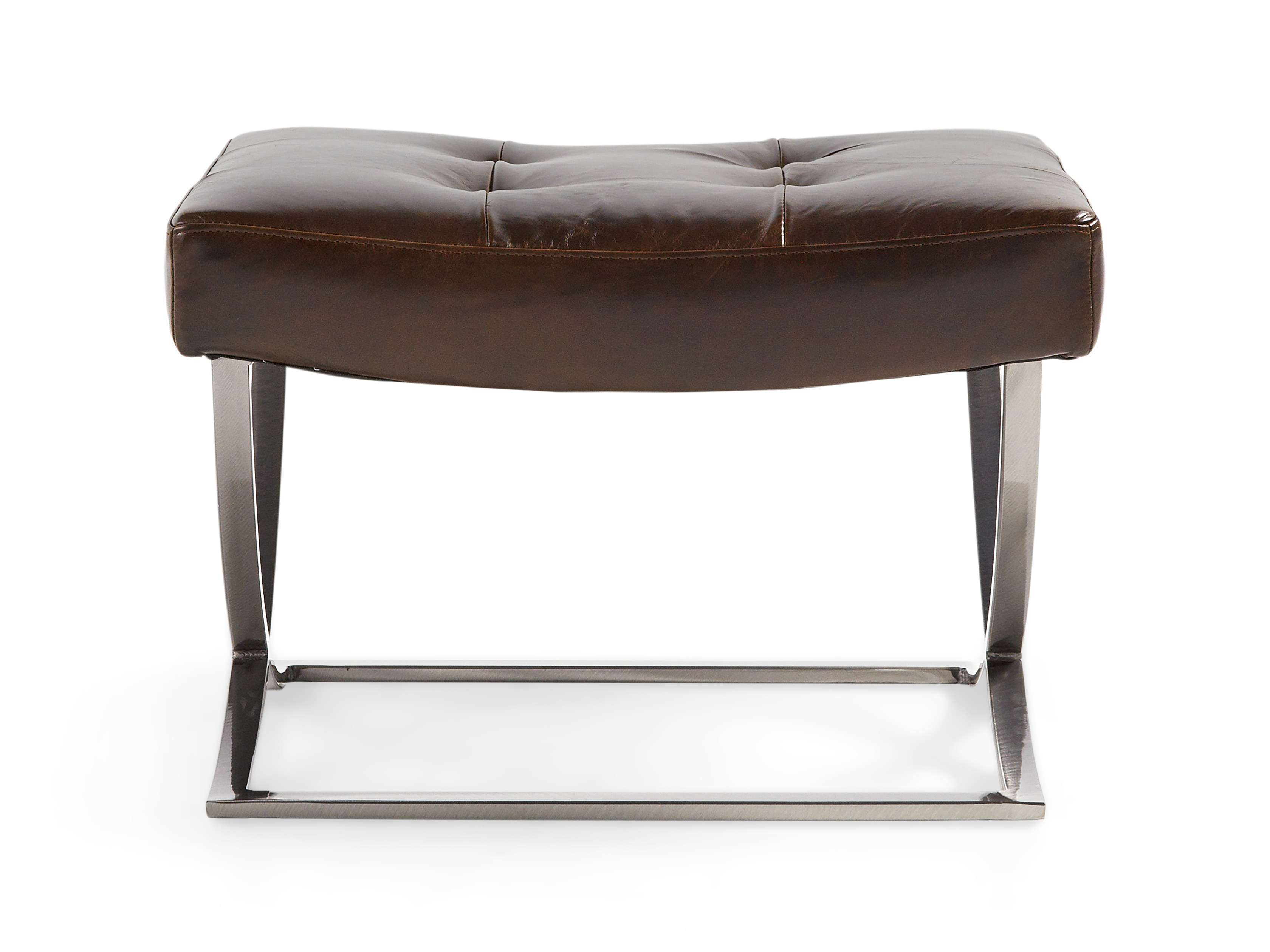 Nico Leather 24" Ottoman, slide 1 of 2