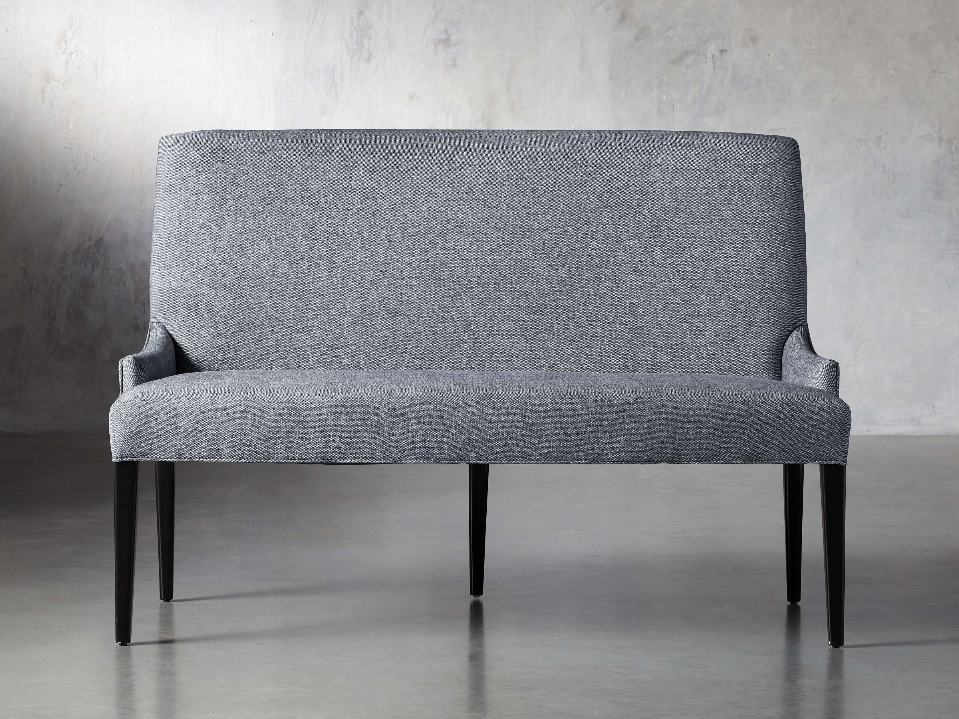 Rhen Upholstered 58" Dining Bench, slide 1 of 8