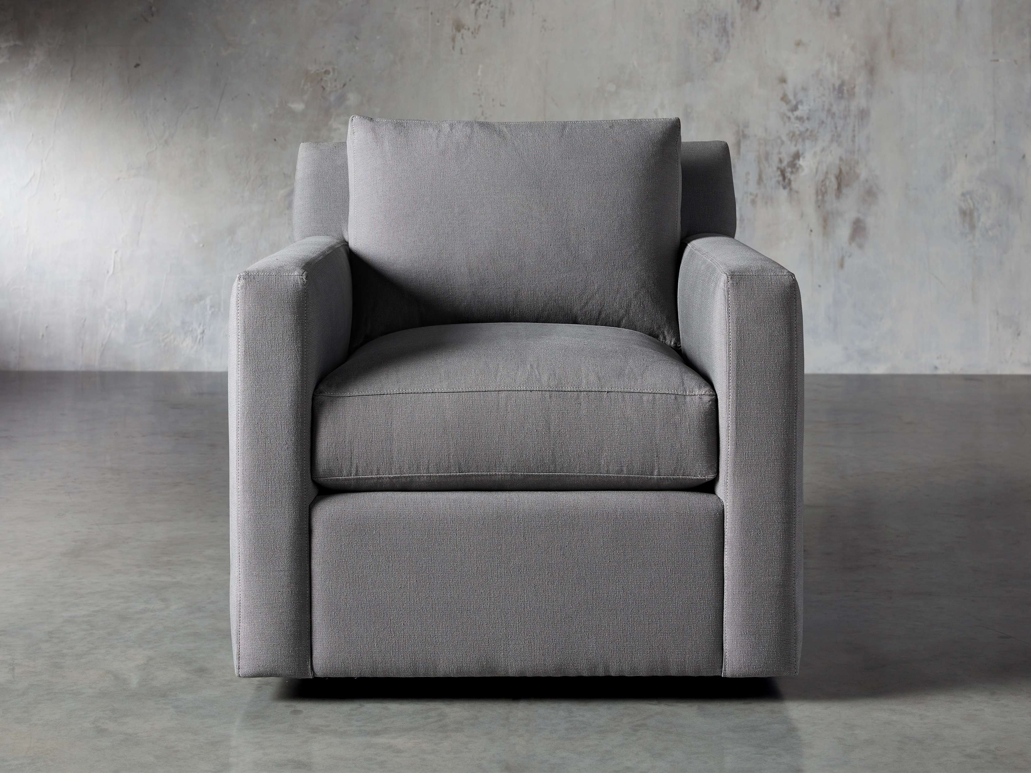 Monroe Upholstered 35" Swivel Chair