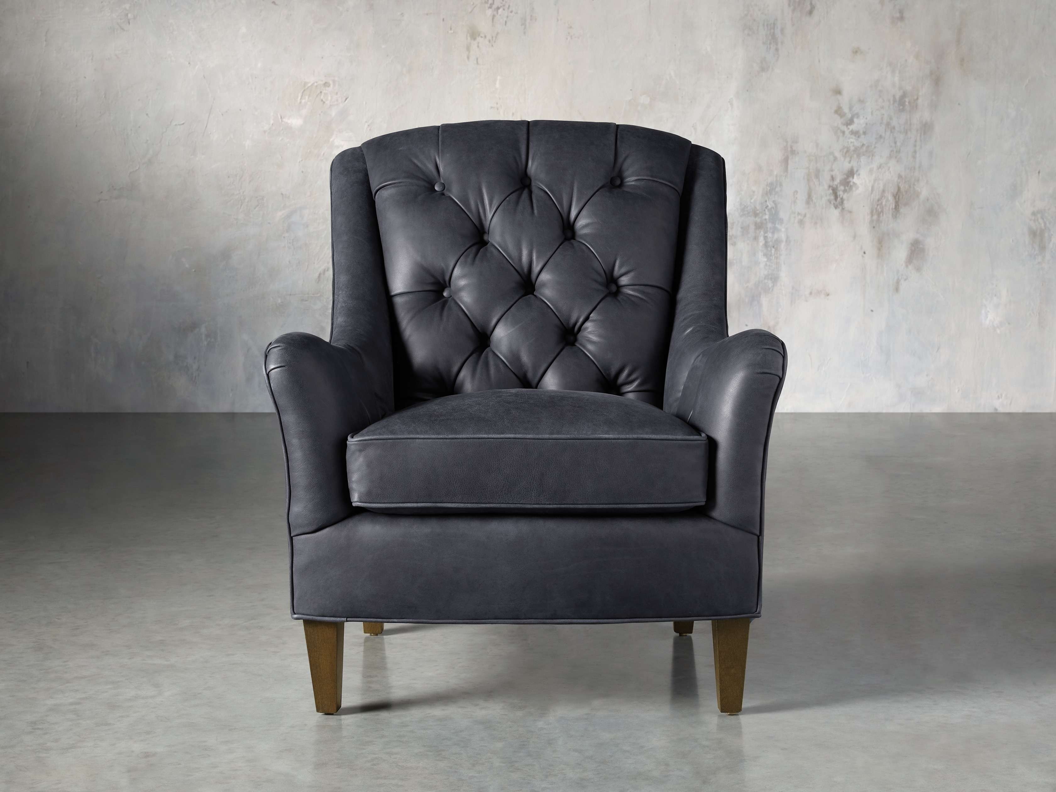 Lamont Leather 33" Chair, slide 1 of 8