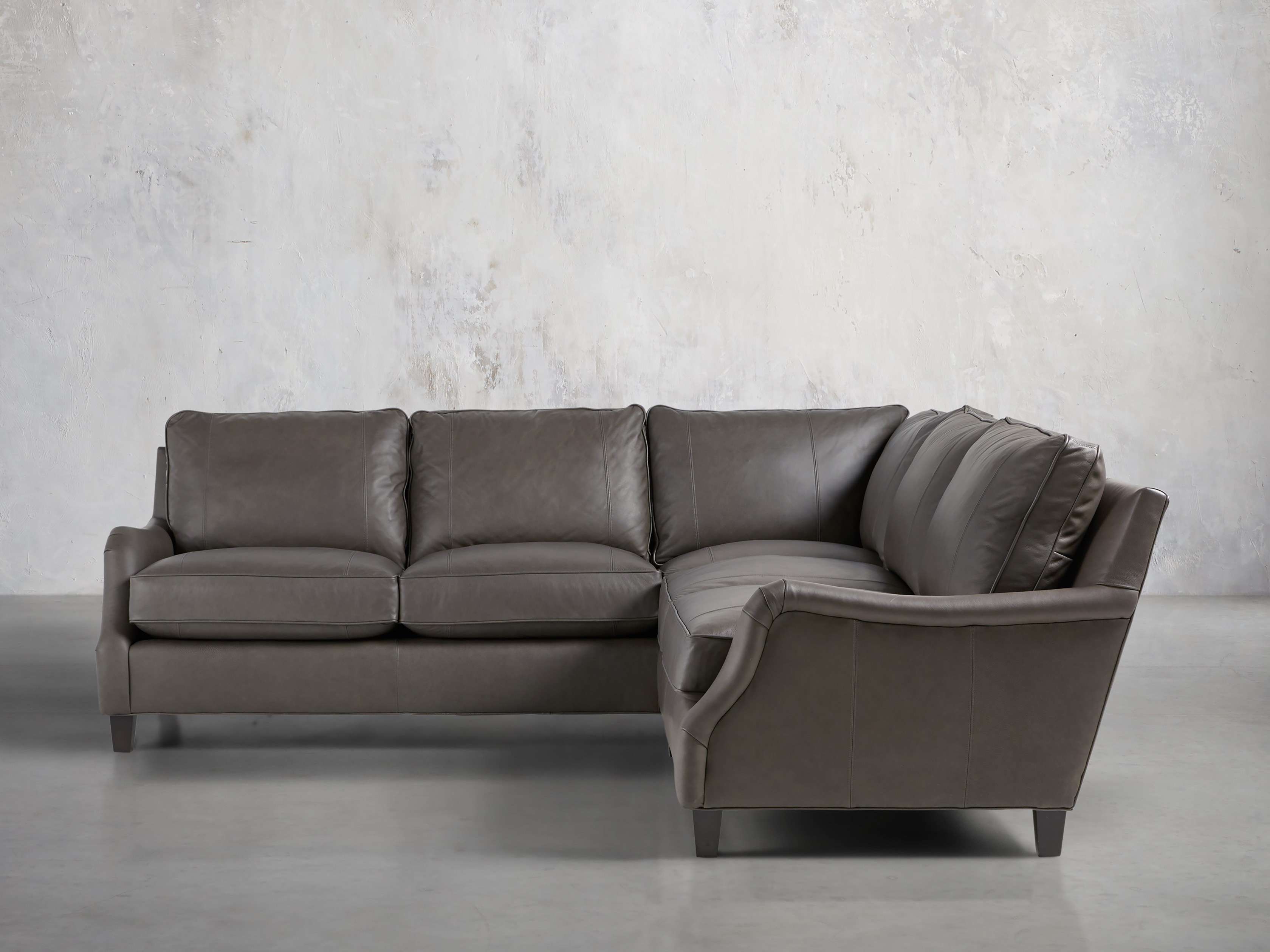 Paxton Leather 104" Two Piece Sectional
