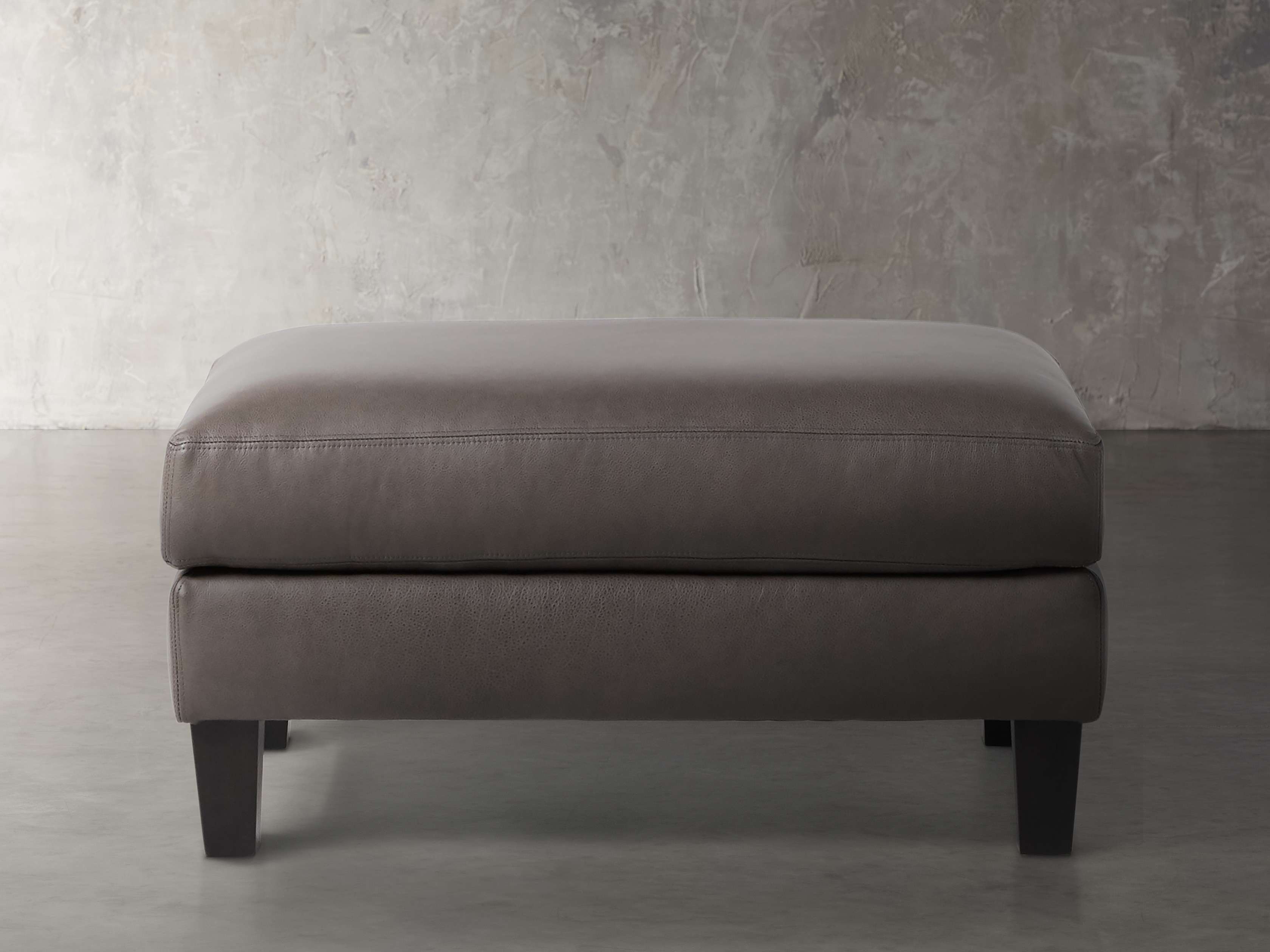 Taylor Leather 22" Ottoman, slide 1 of 4