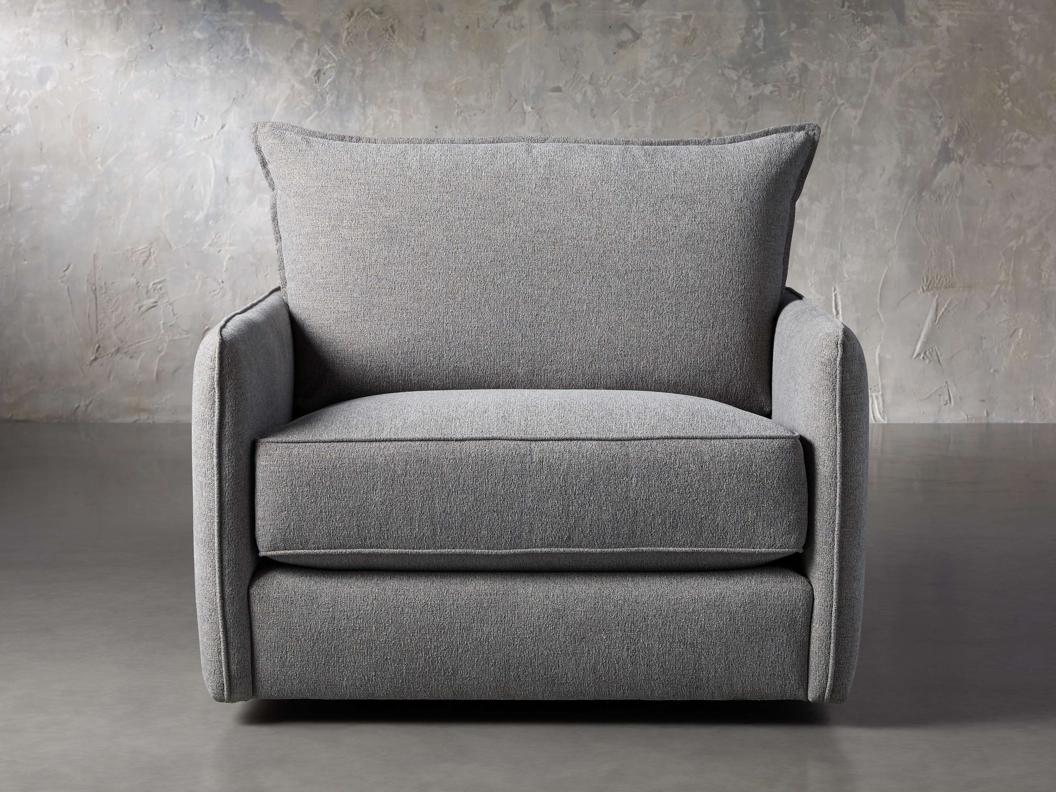 Dunlap Upholstered 41" Swivel Chair, slide 1 of 8