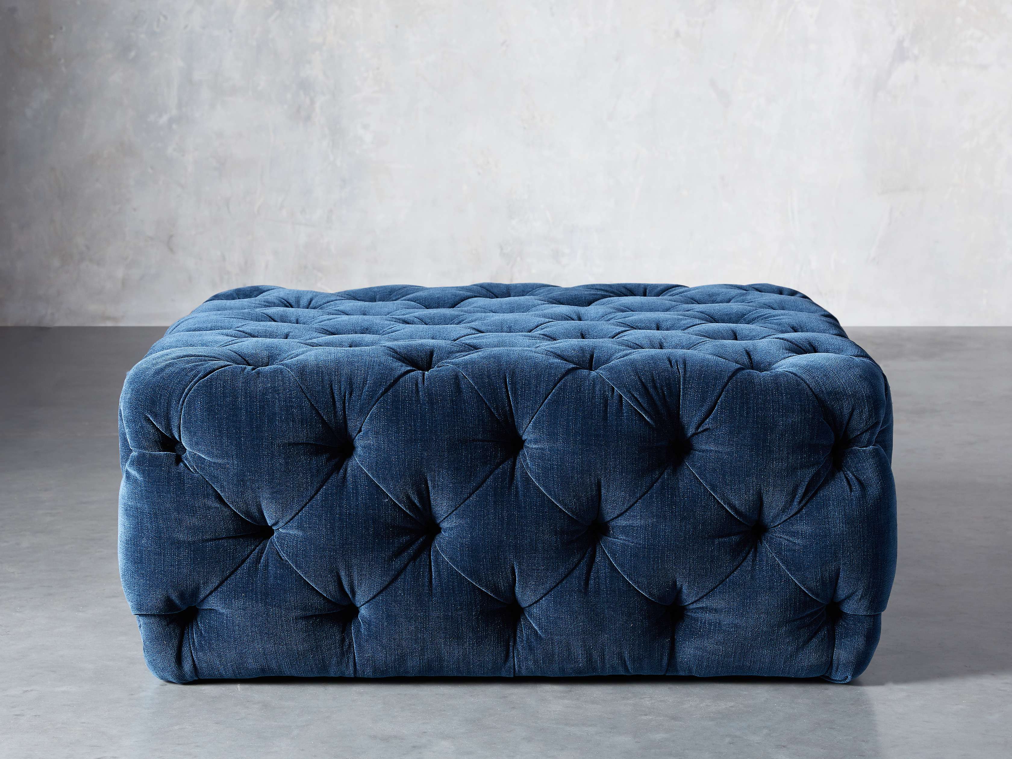 Elsa Upholstered 42" Ottoman, slide 1 of 6