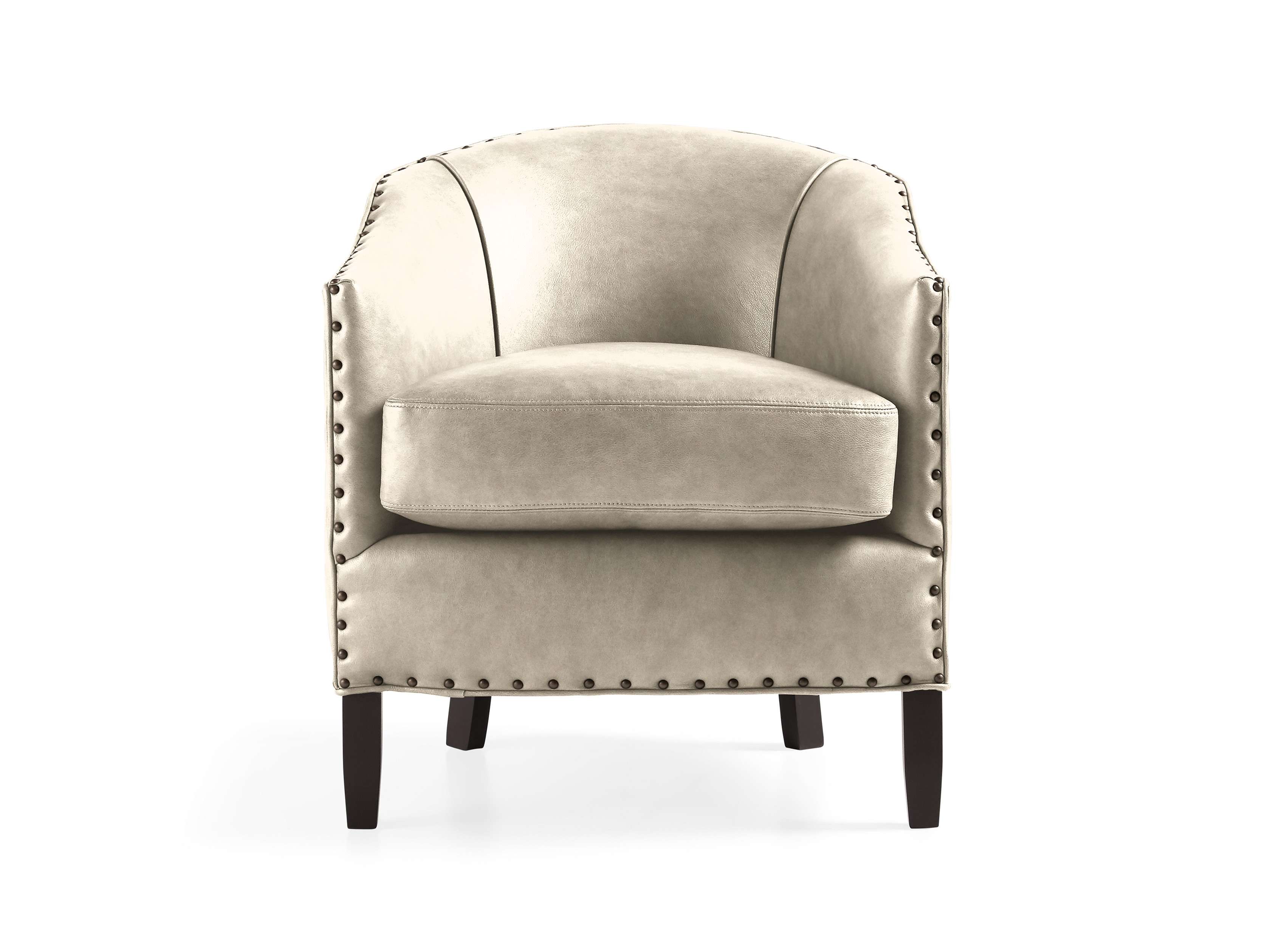 Giles 28" Leather Chair, slide 1 of 8