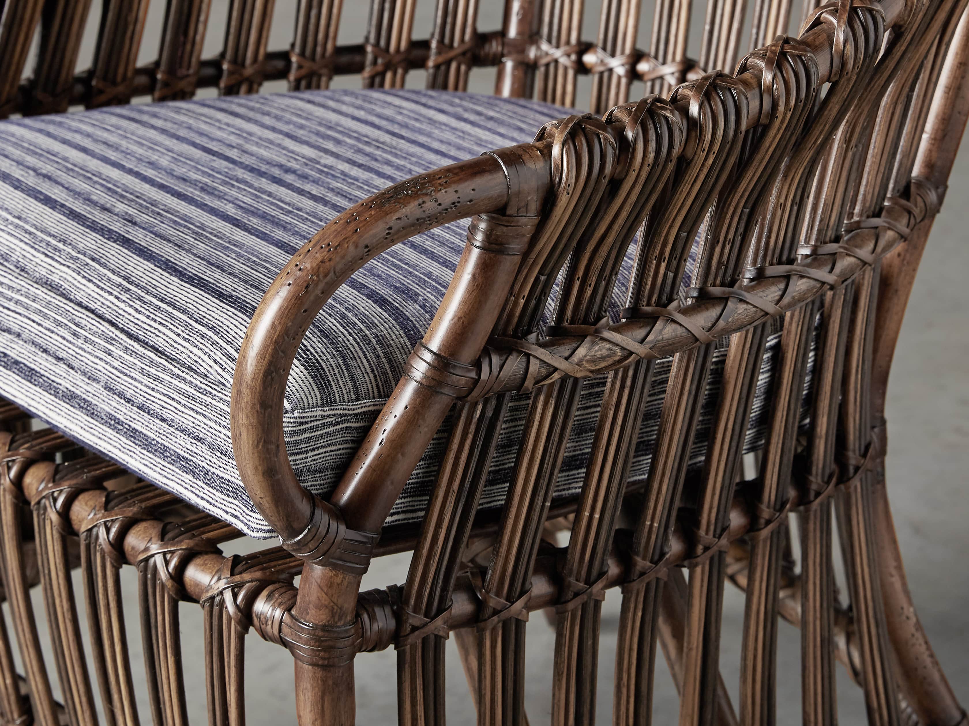 Avila Upholstered 23" Cane Chair