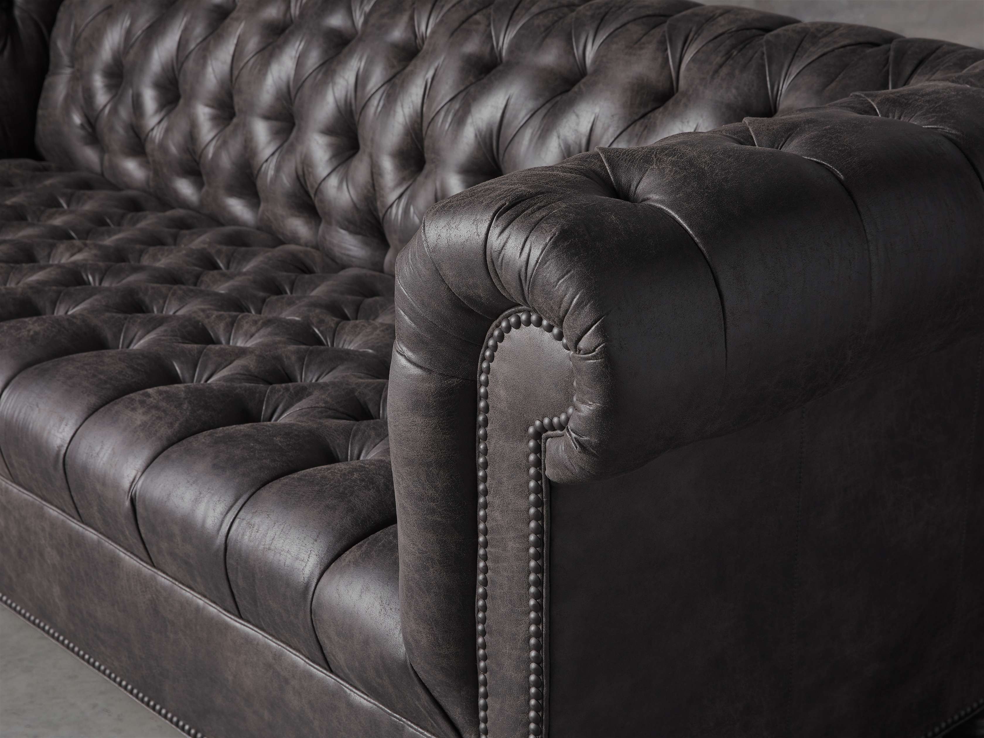 Berwick Faux Leather Sofa