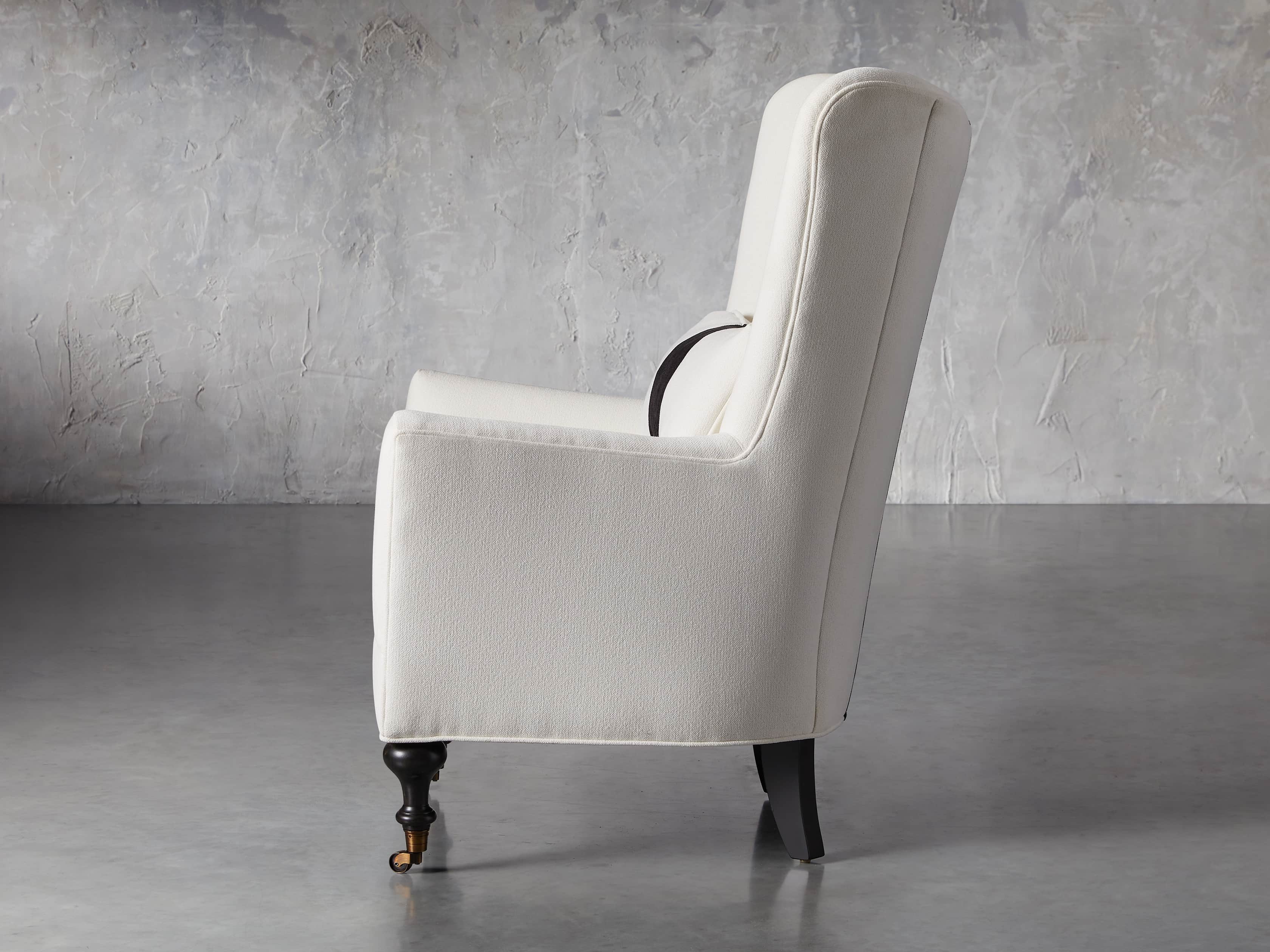 Rio Upholstered 35" Chair with Contrast Stripe, slide 3 of 7