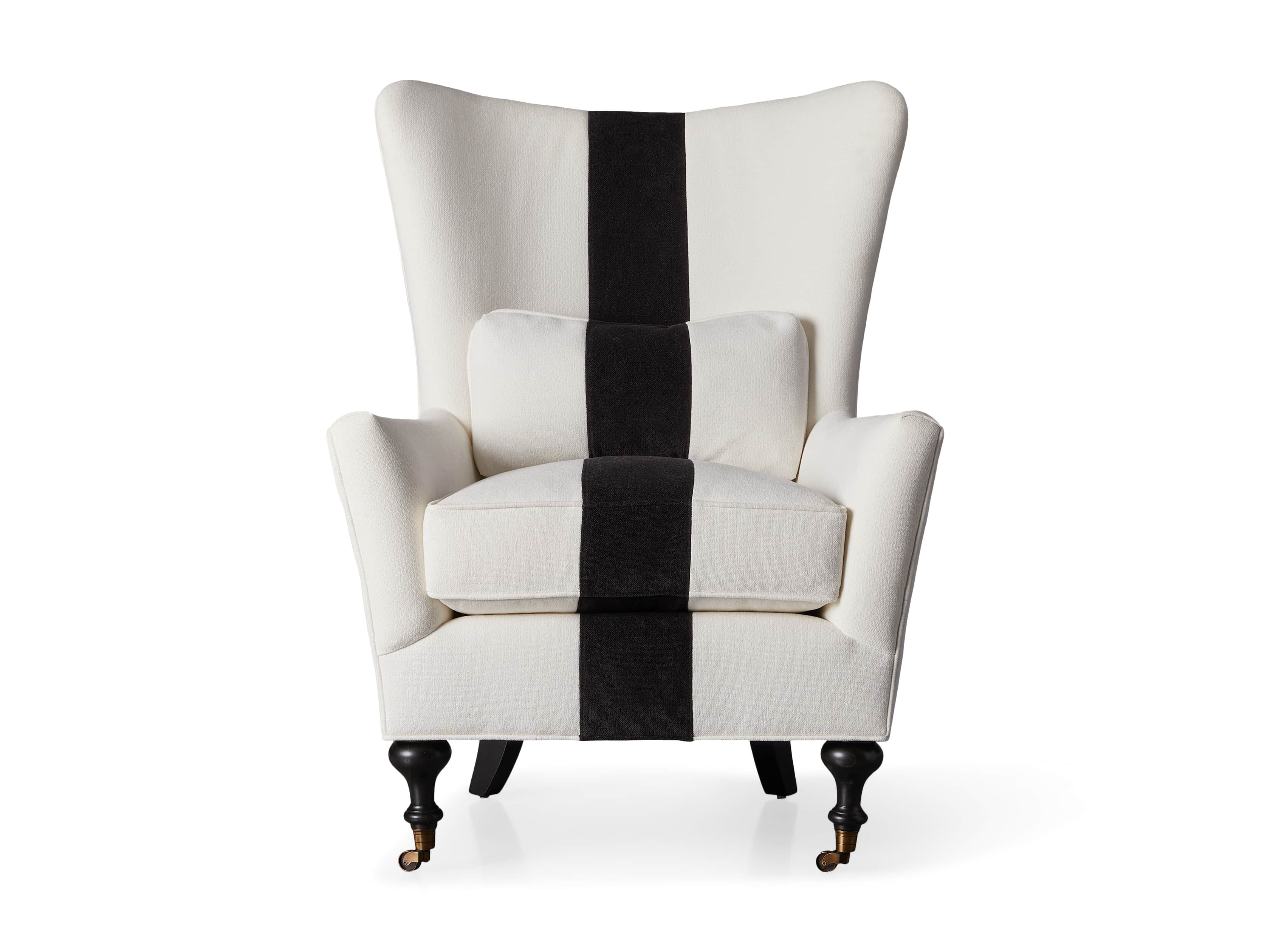 Rio Upholstered 35" Chair with Contrast Stripe, slide 6 of 7