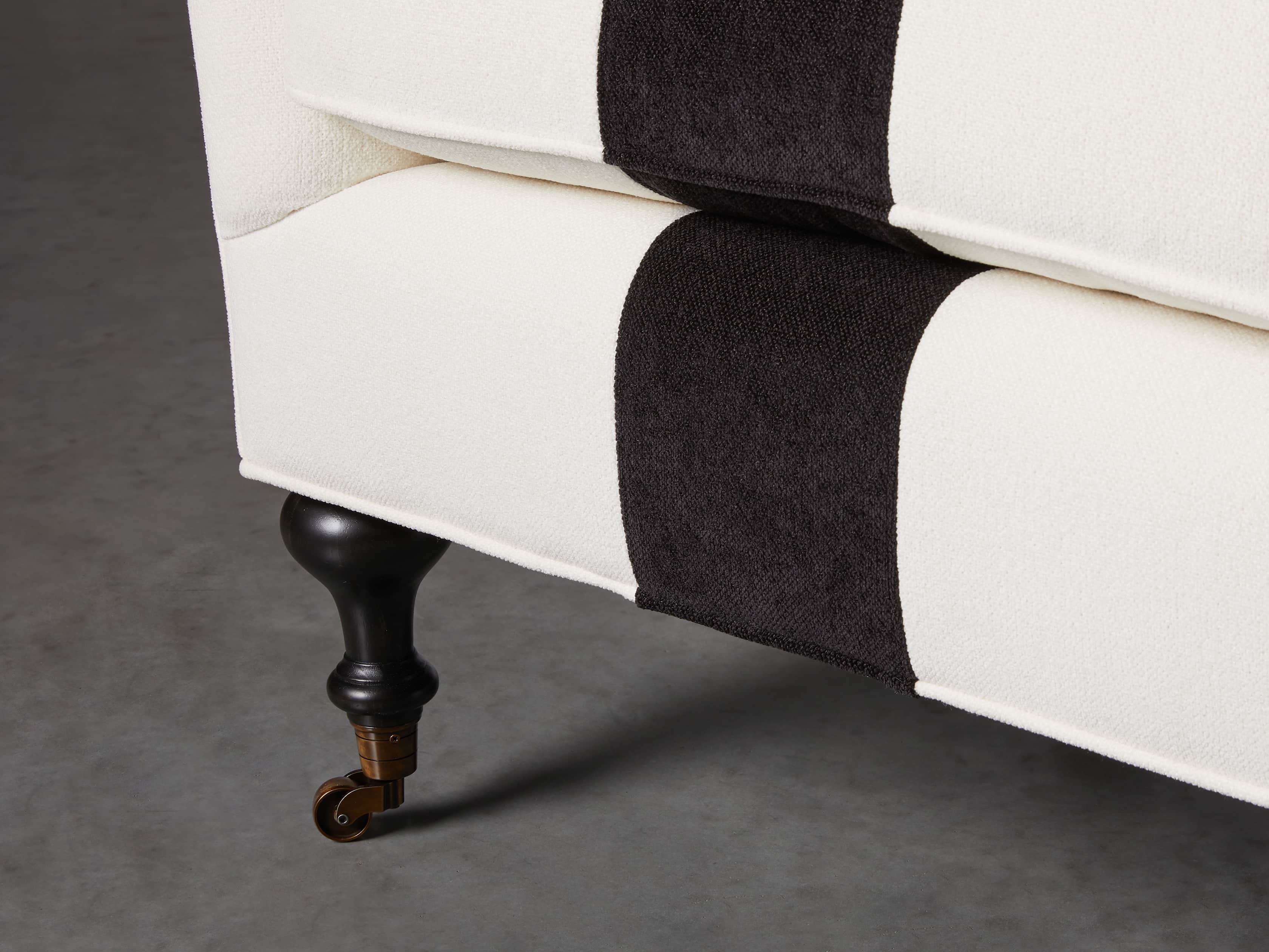 Rio Upholstered 35" Chair with Contrast Stripe, slide 5 of 7