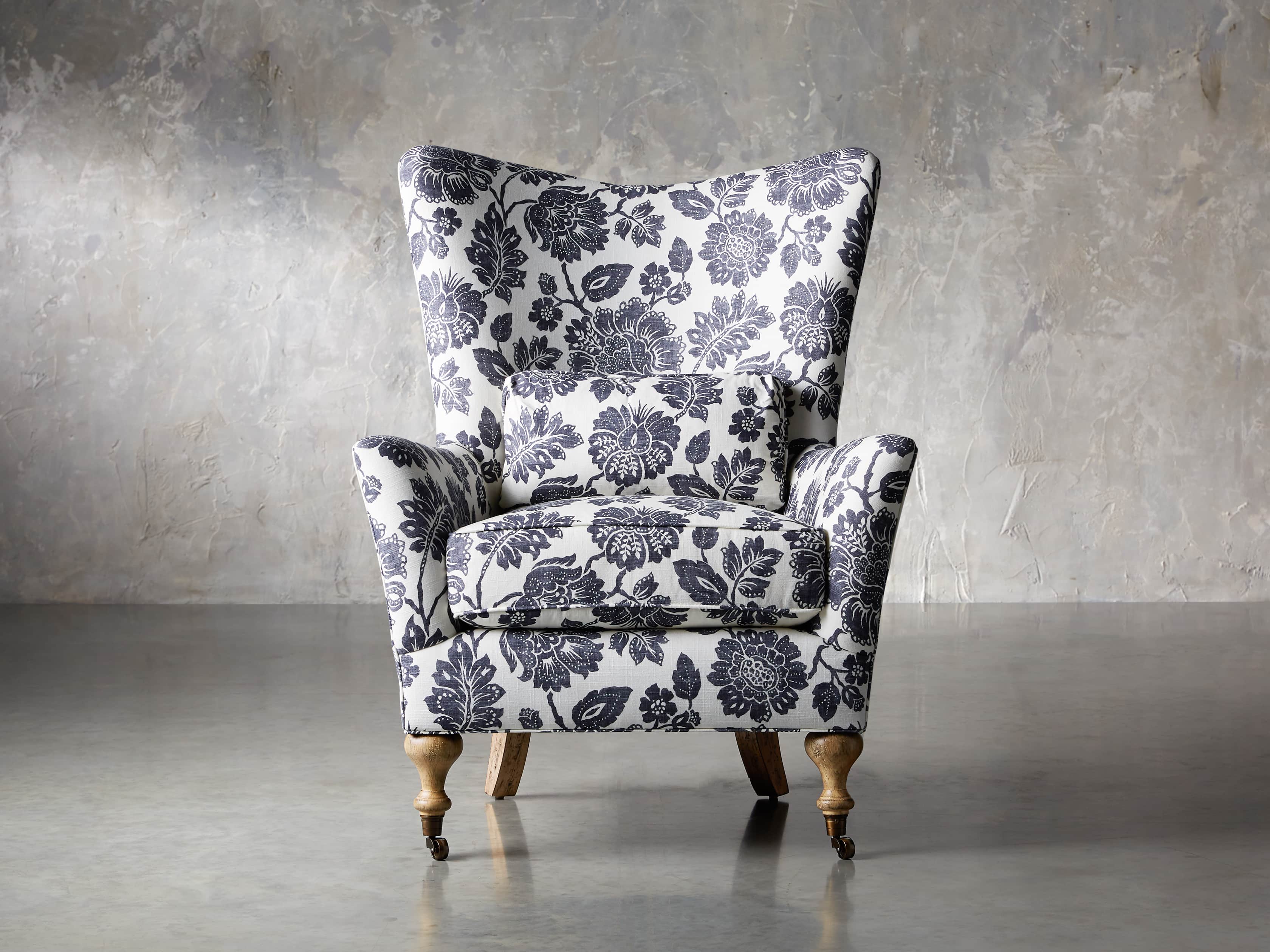 Rio Upholstered 35" Chair in Raquel Slate