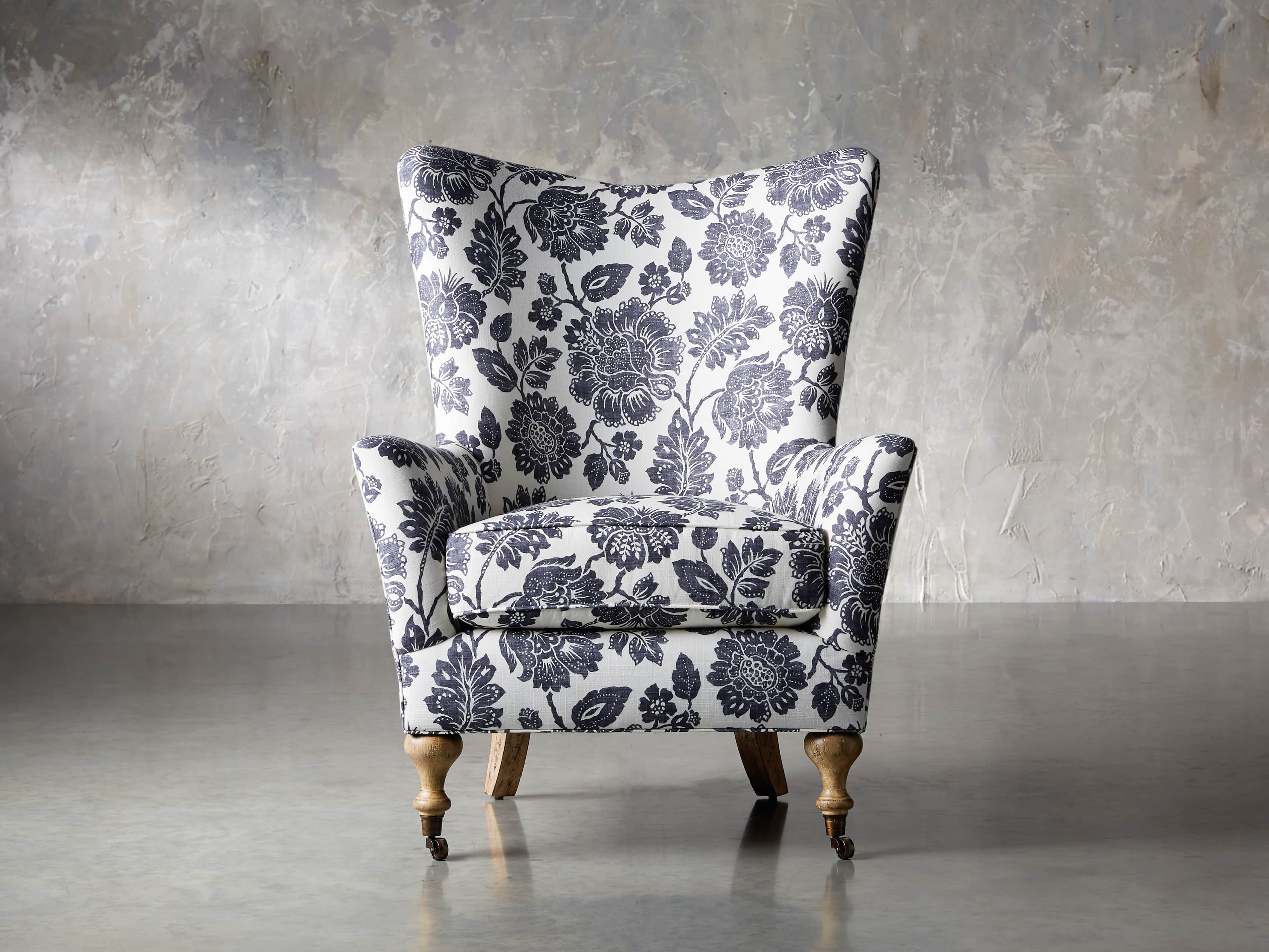 Rio Upholstered 35" Chair in Raquel Slate