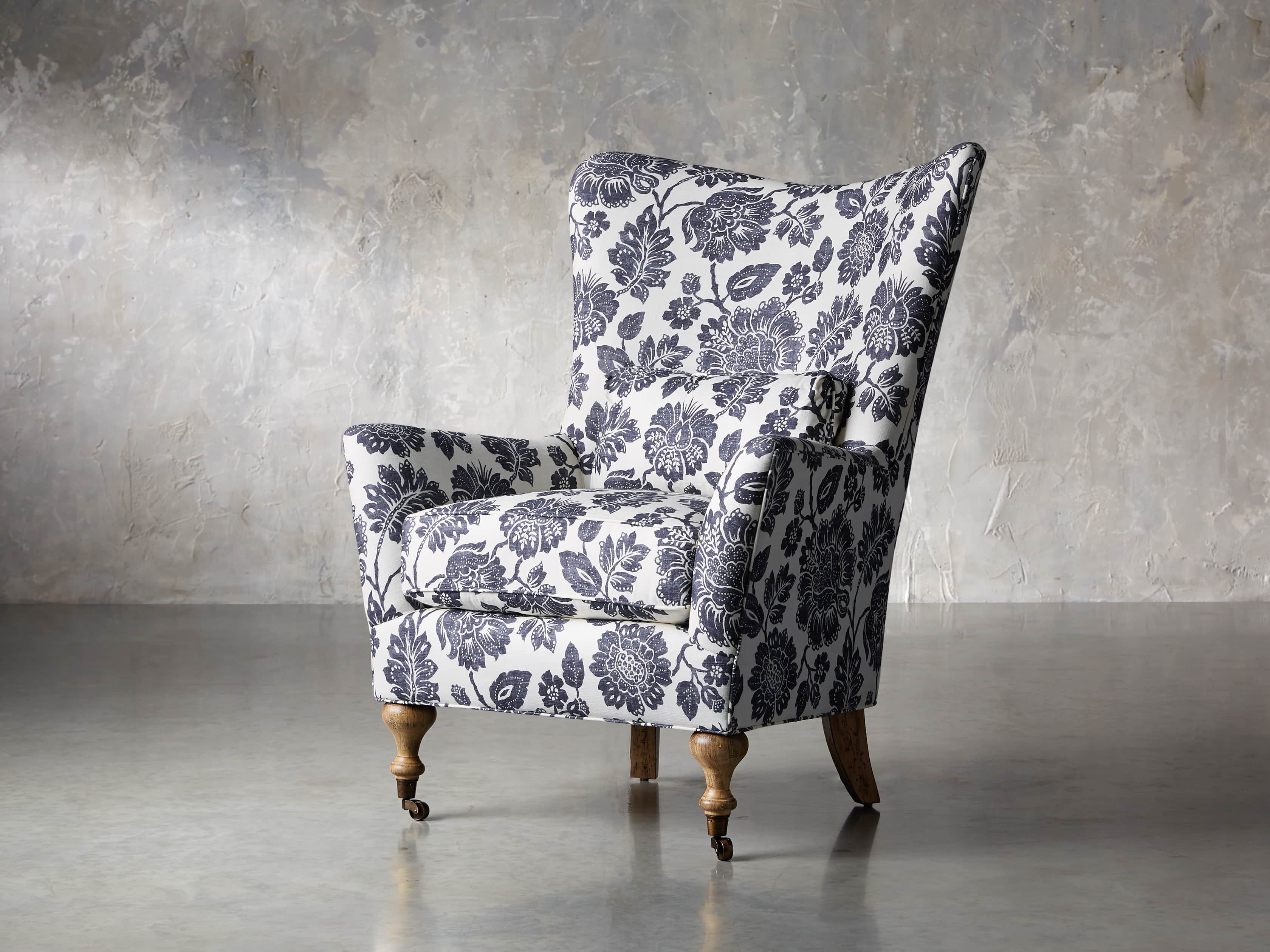 Rio Upholstered 35" Chair in Raquel Slate
