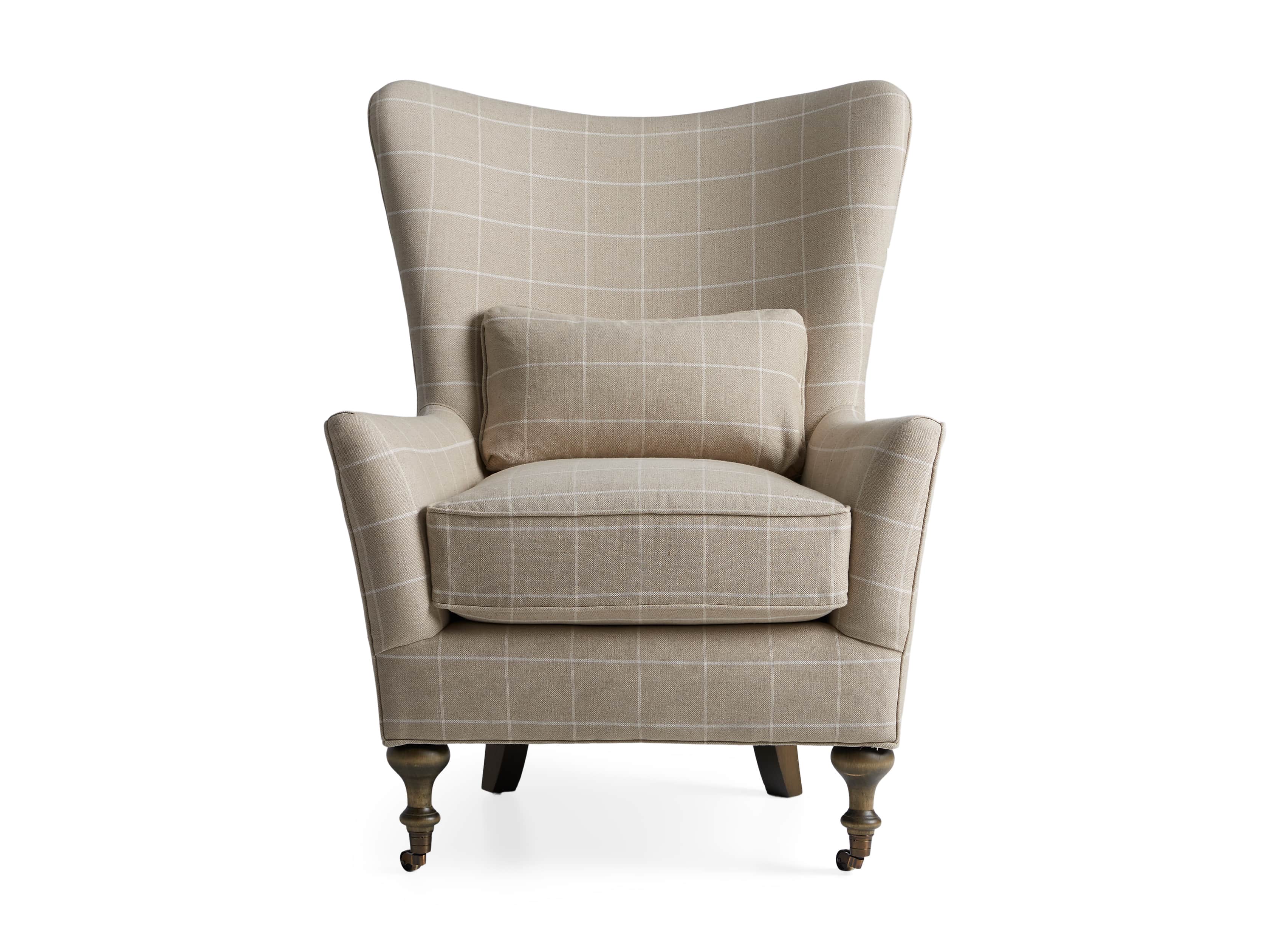 Rio Upholstered 35" Chair in Window Linen, slide 9 of 11