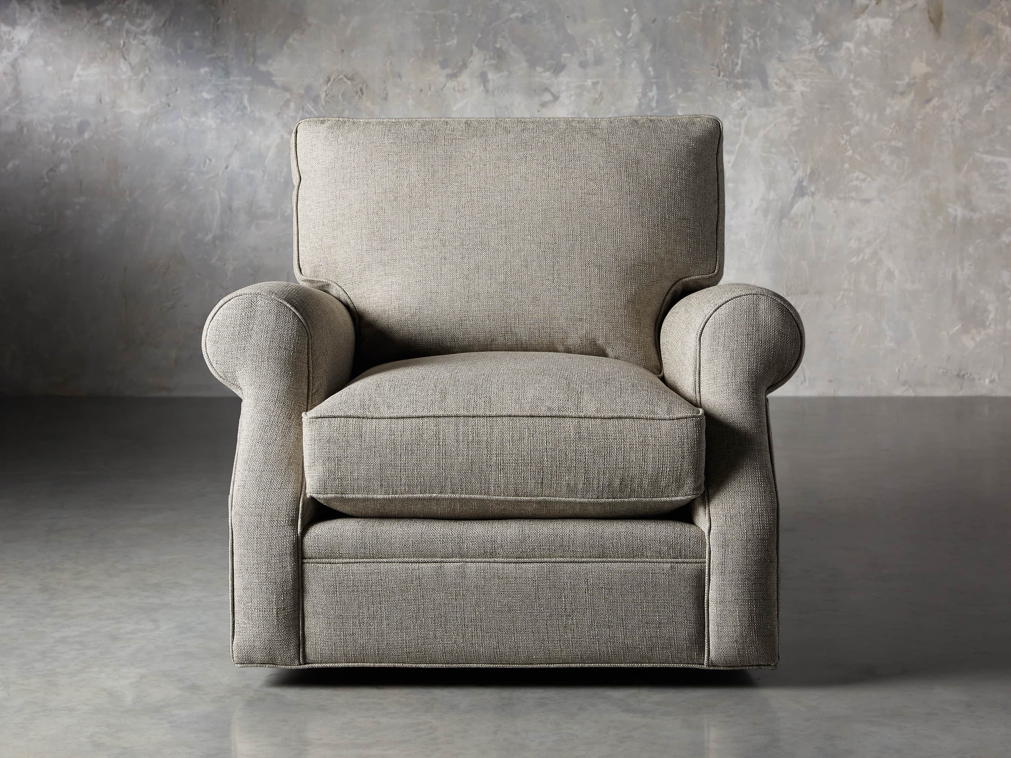 Landsbury Upholstered 41" Swivel Chair