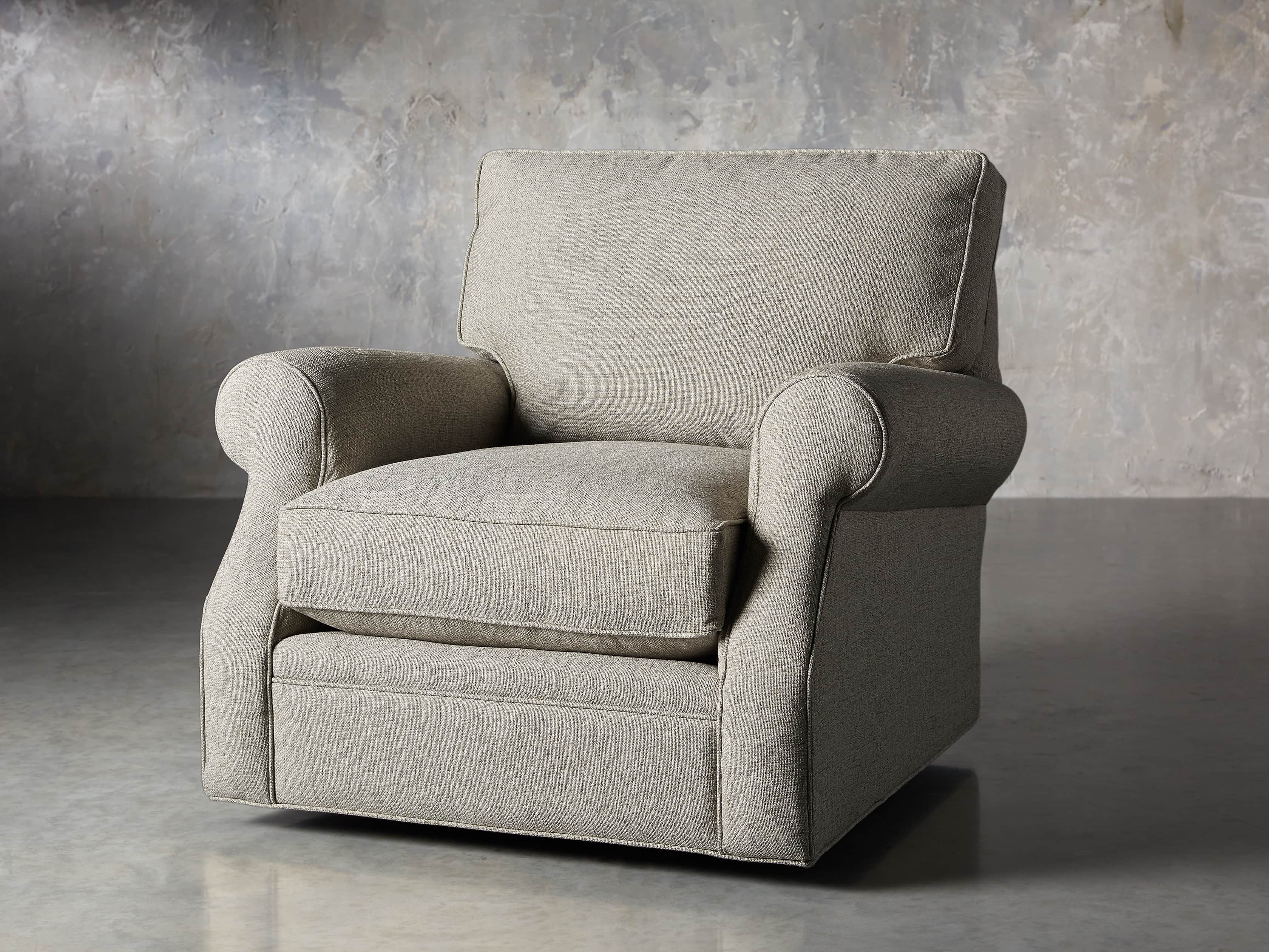 Landsbury Upholstered 41" Swivel Chair