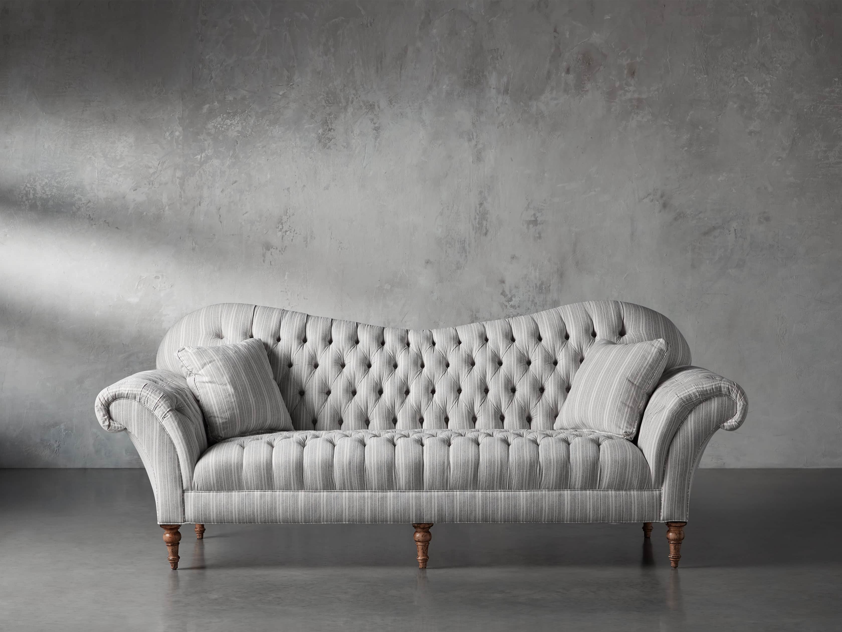 Club Deep 96" Tufted Upholstered Sofa