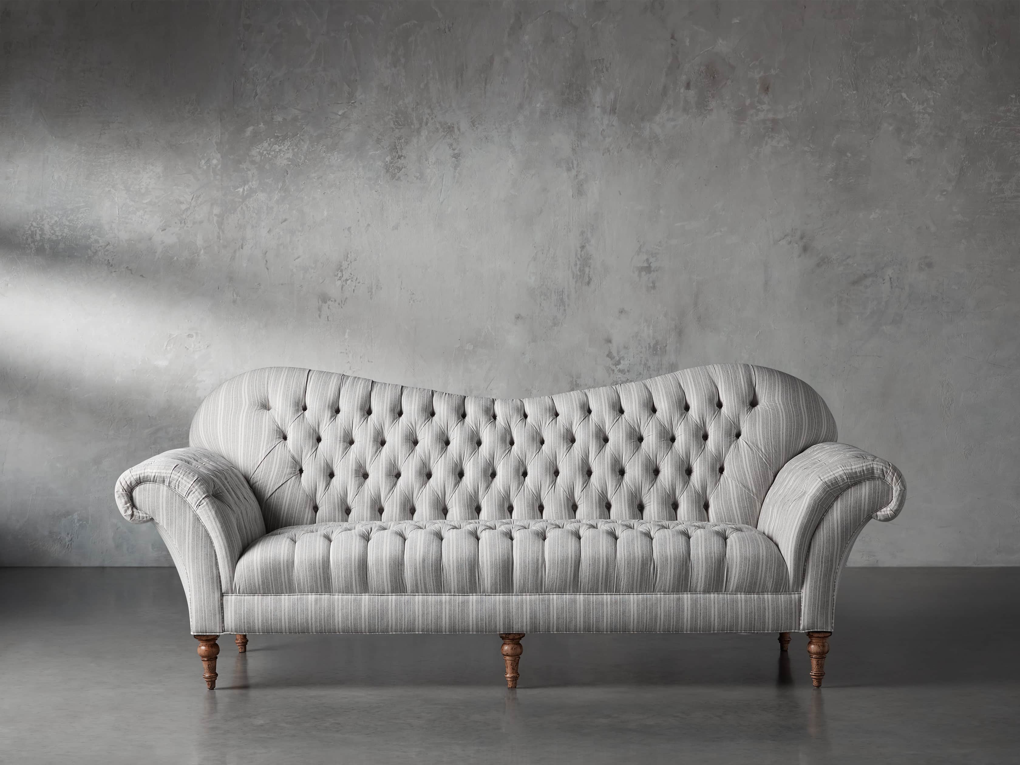 Club Deep 96" Tufted Upholstered Sofa