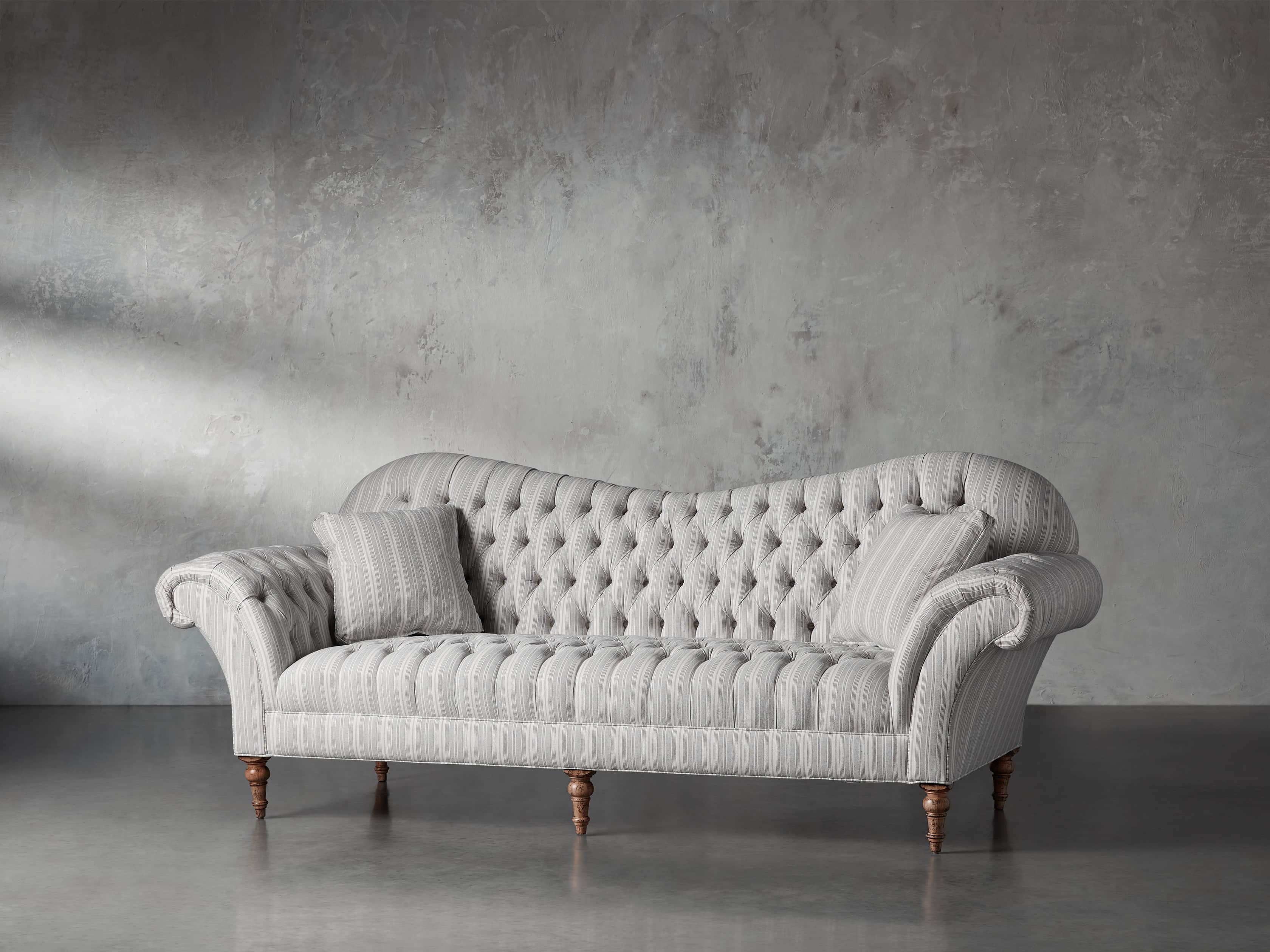 Club Deep 96" Tufted Upholstered Sofa