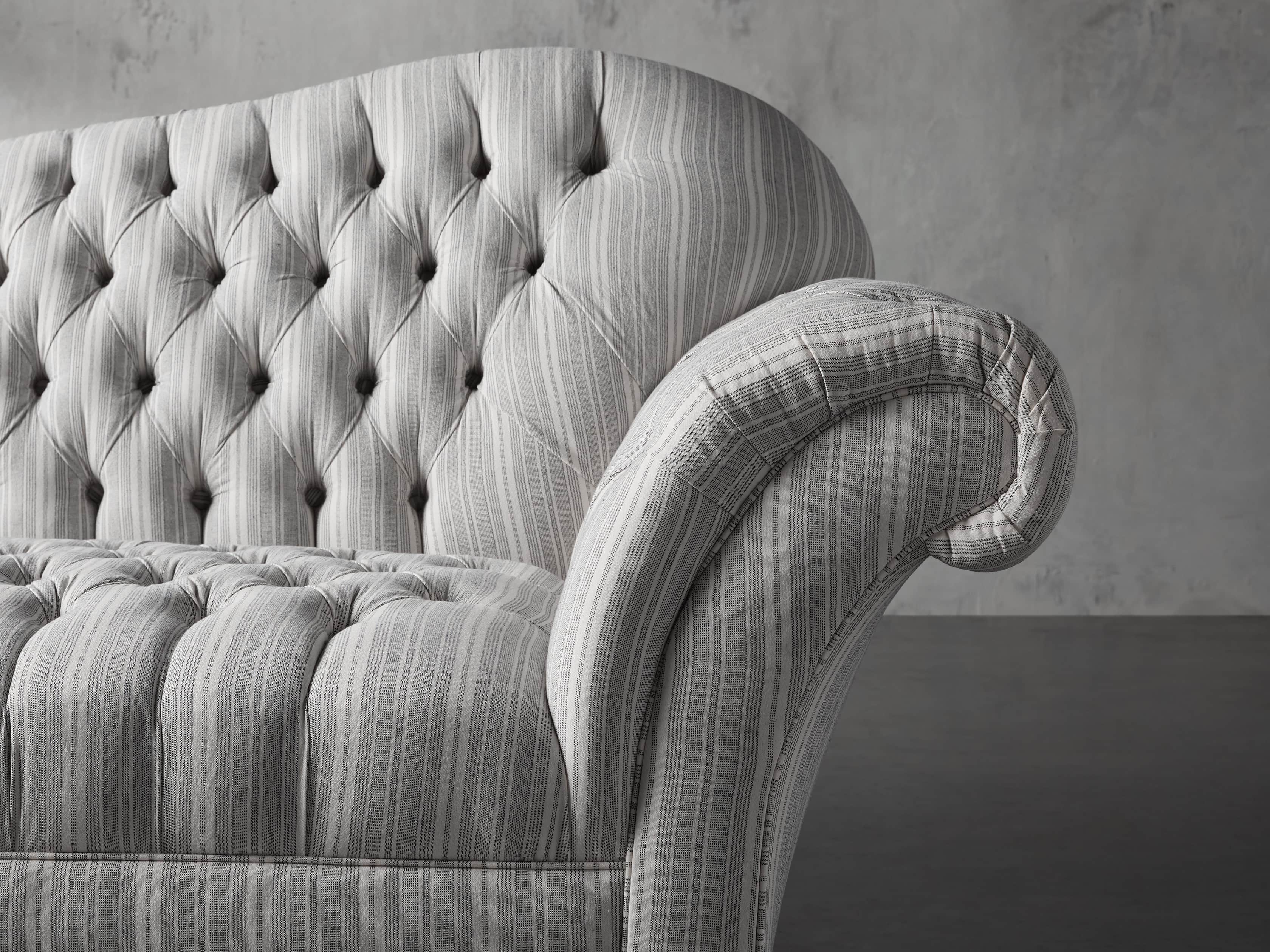 Club Deep 96" Tufted Upholstered Sofa