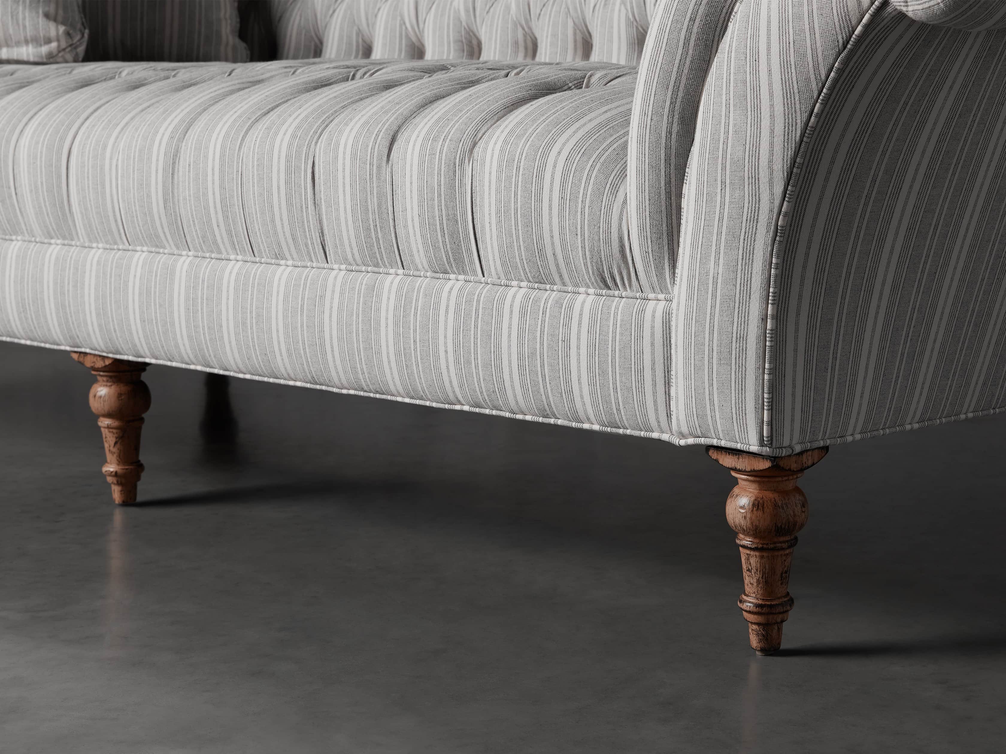 Club Deep 96" Tufted Upholstered Sofa