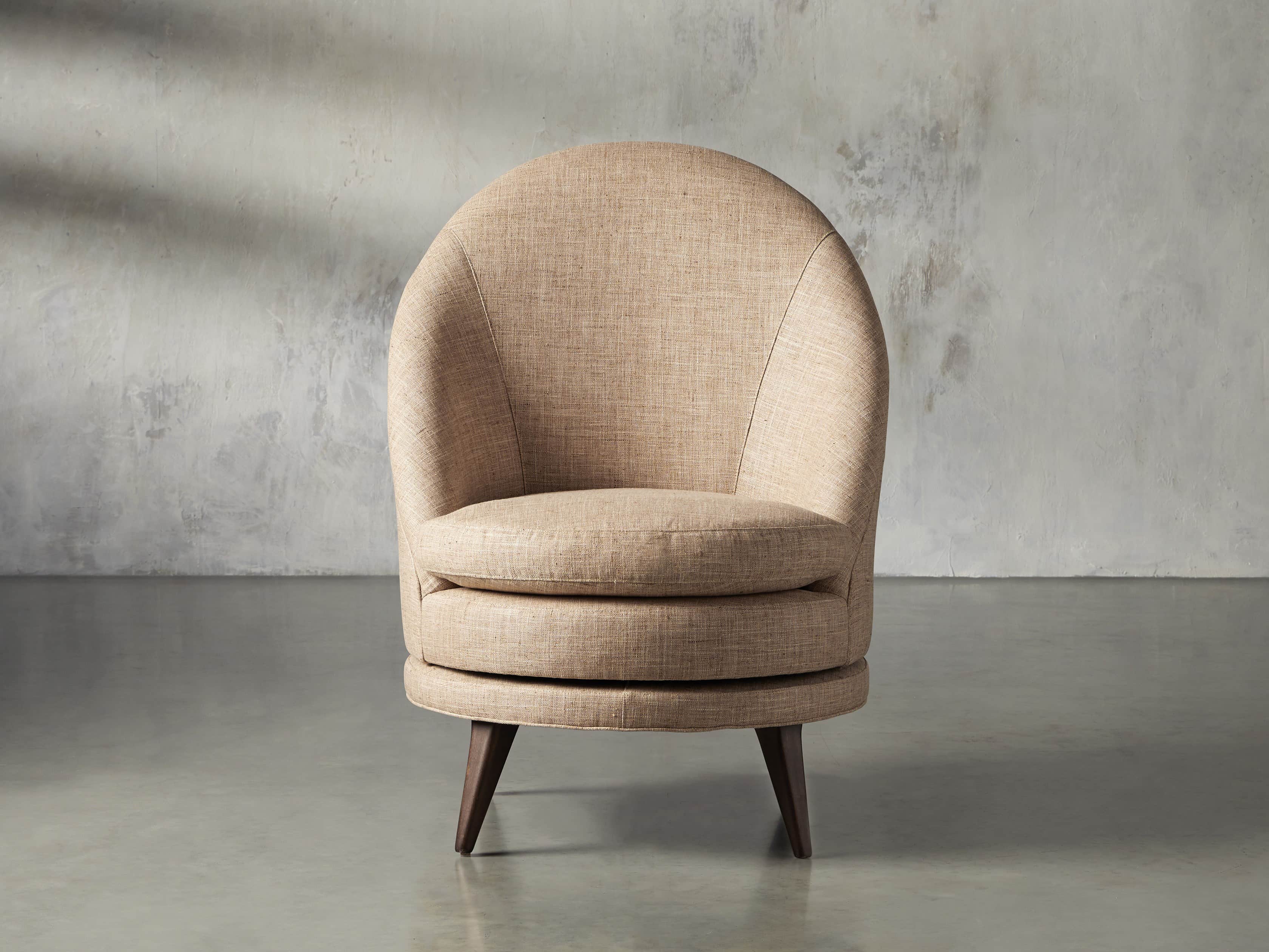 Rita Upholstered 32" Swivel Chair