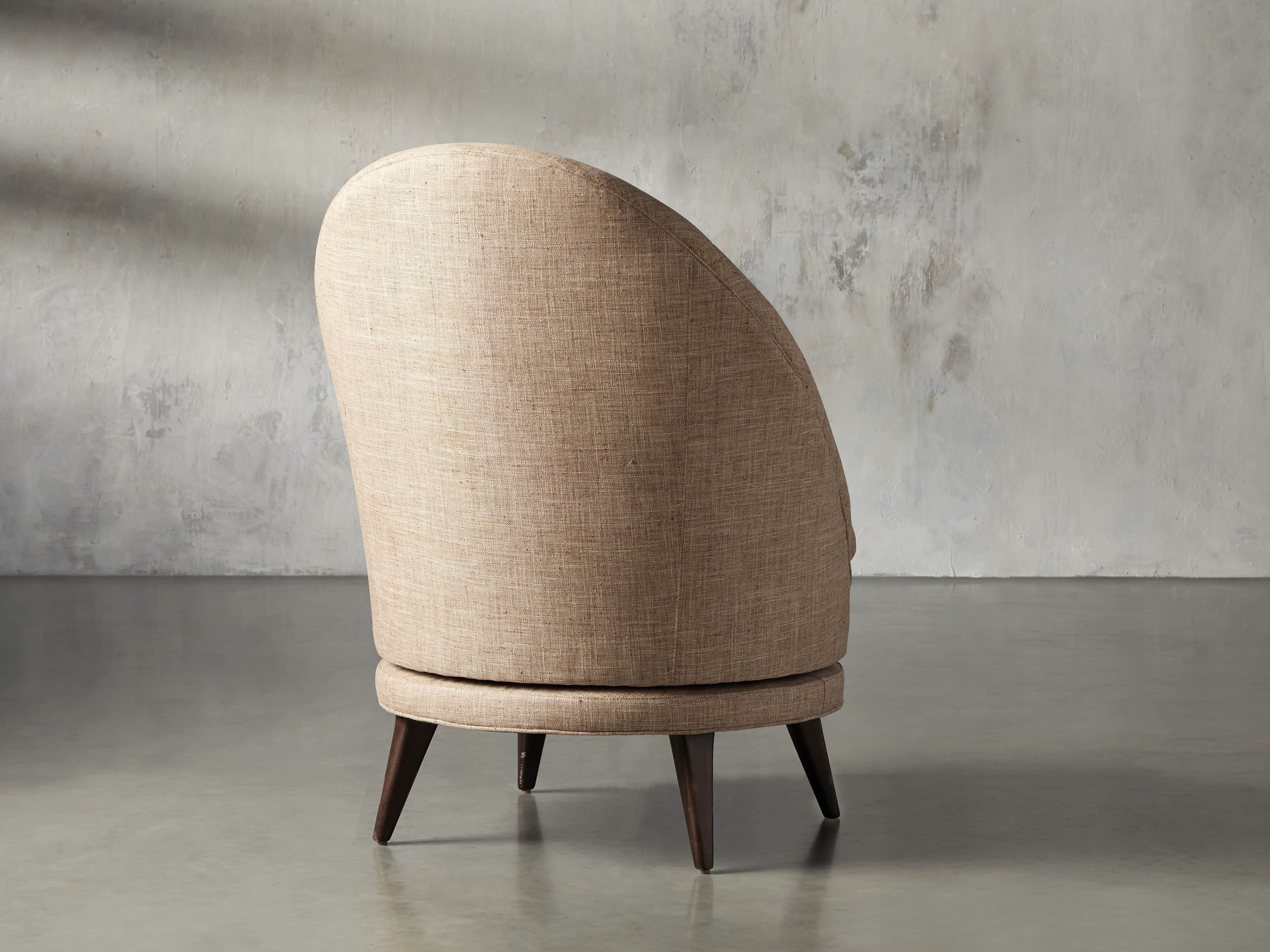 Rita Upholstered 32" Swivel Chair