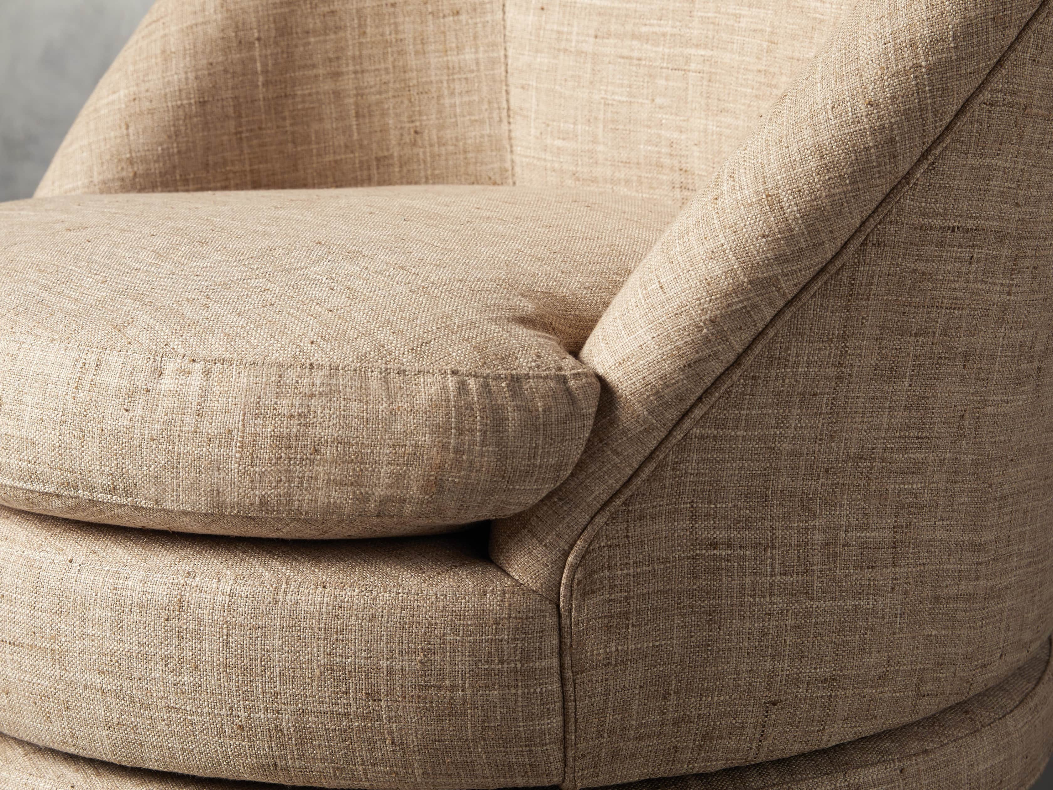Rita Upholstered 32" Swivel Chair