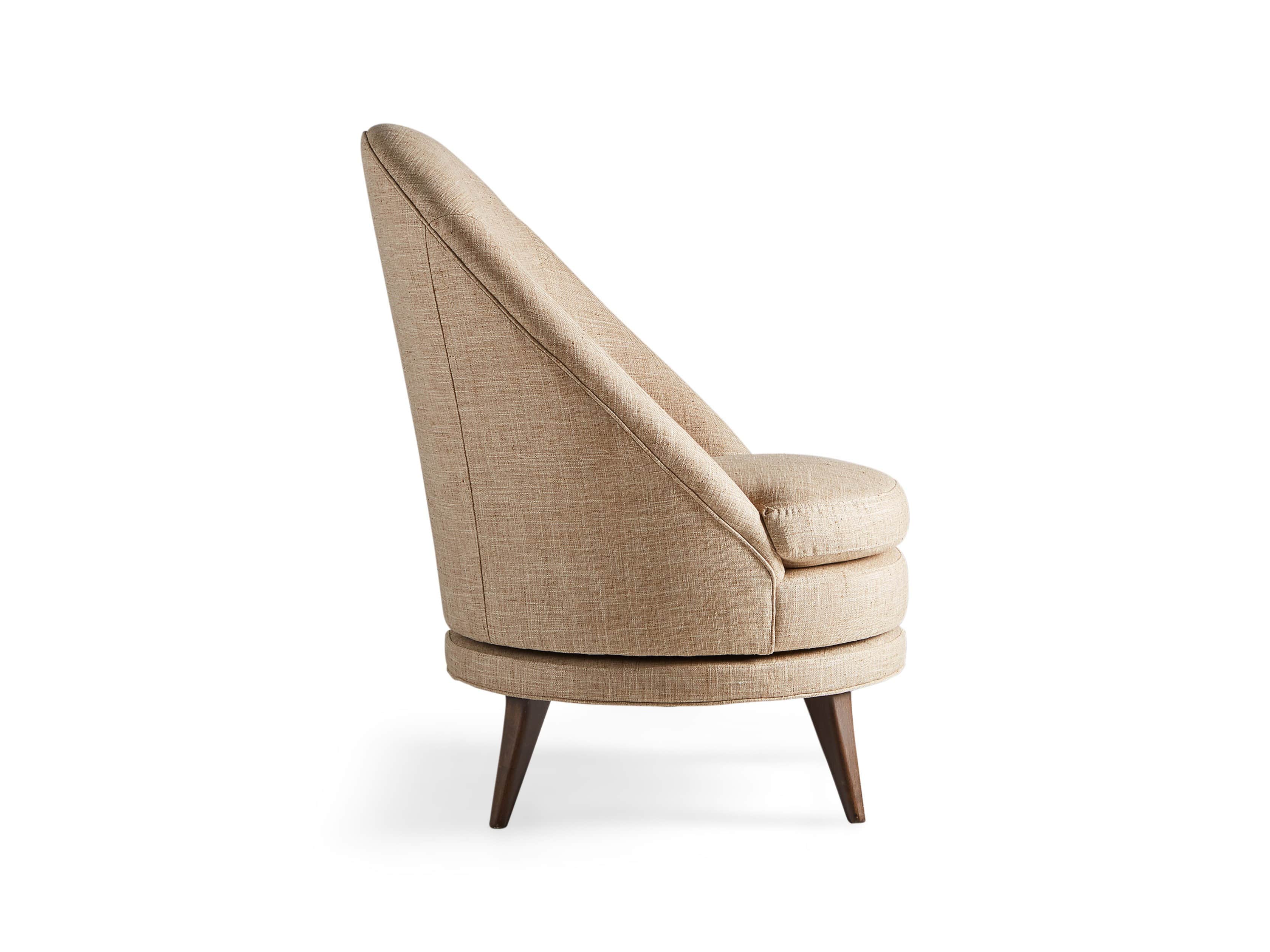 Rita Upholstered 32" Swivel Chair