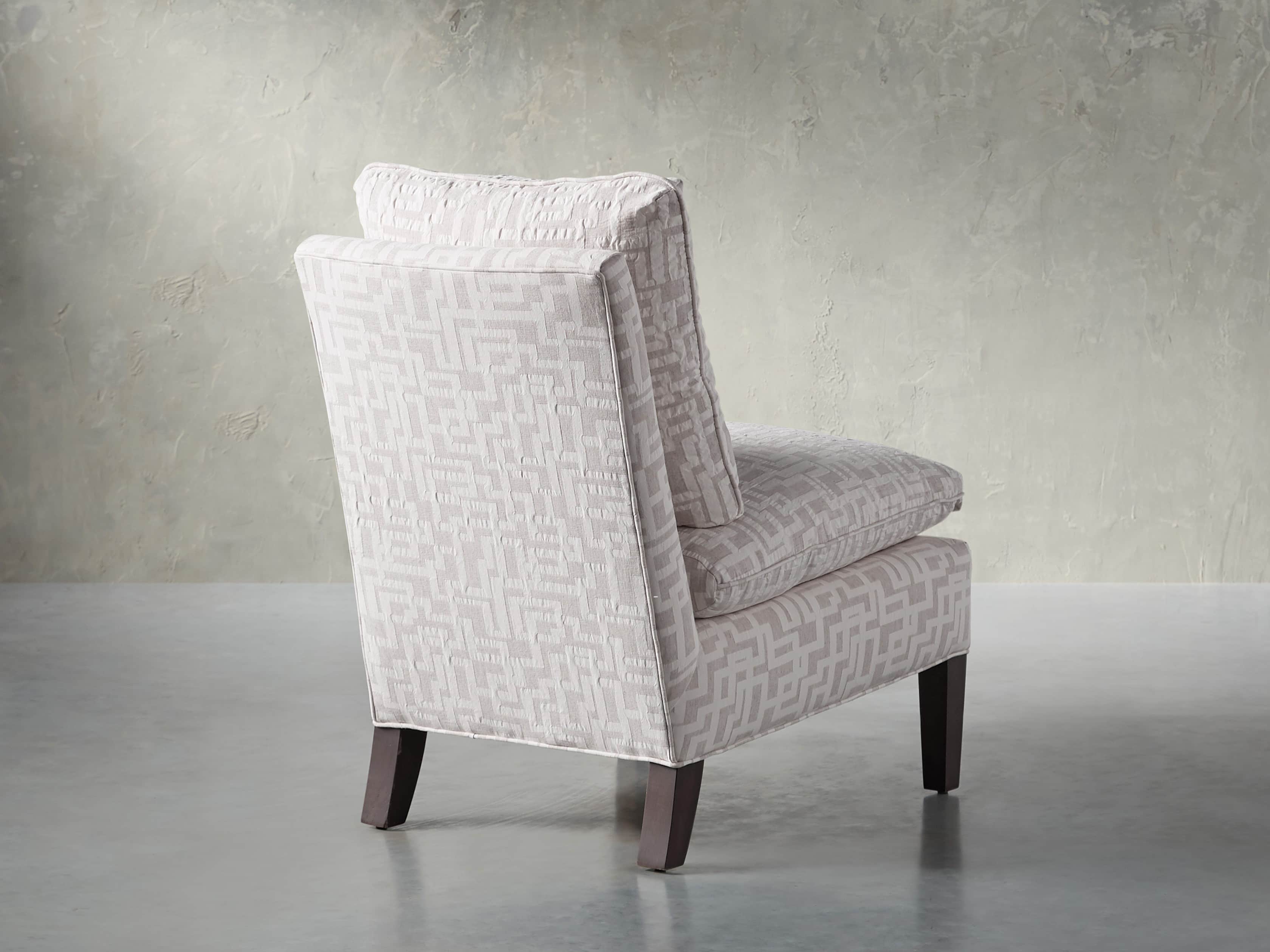 Belle Upholstered 23" Armless Chair