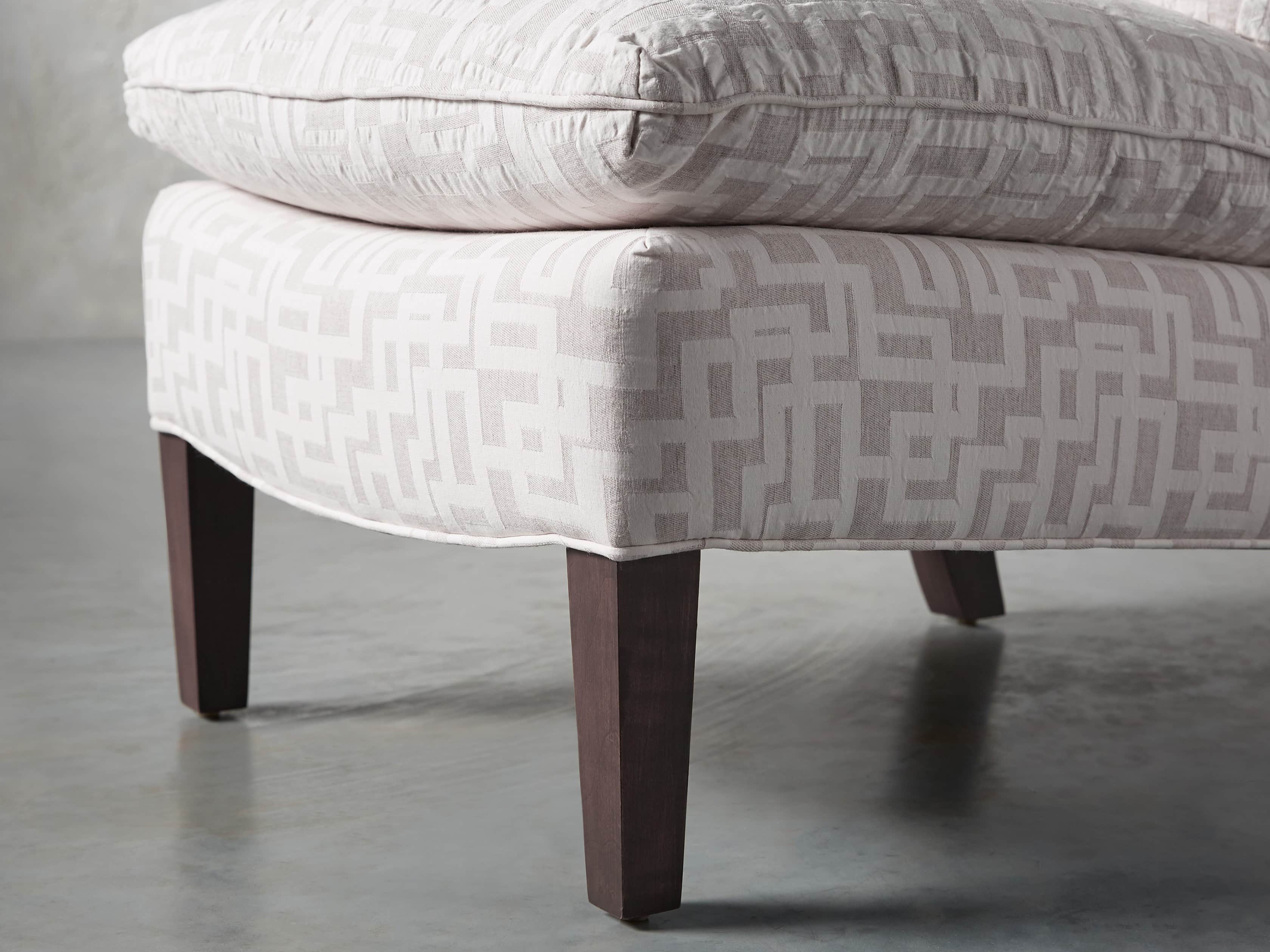 Belle Upholstered 23" Armless Chair