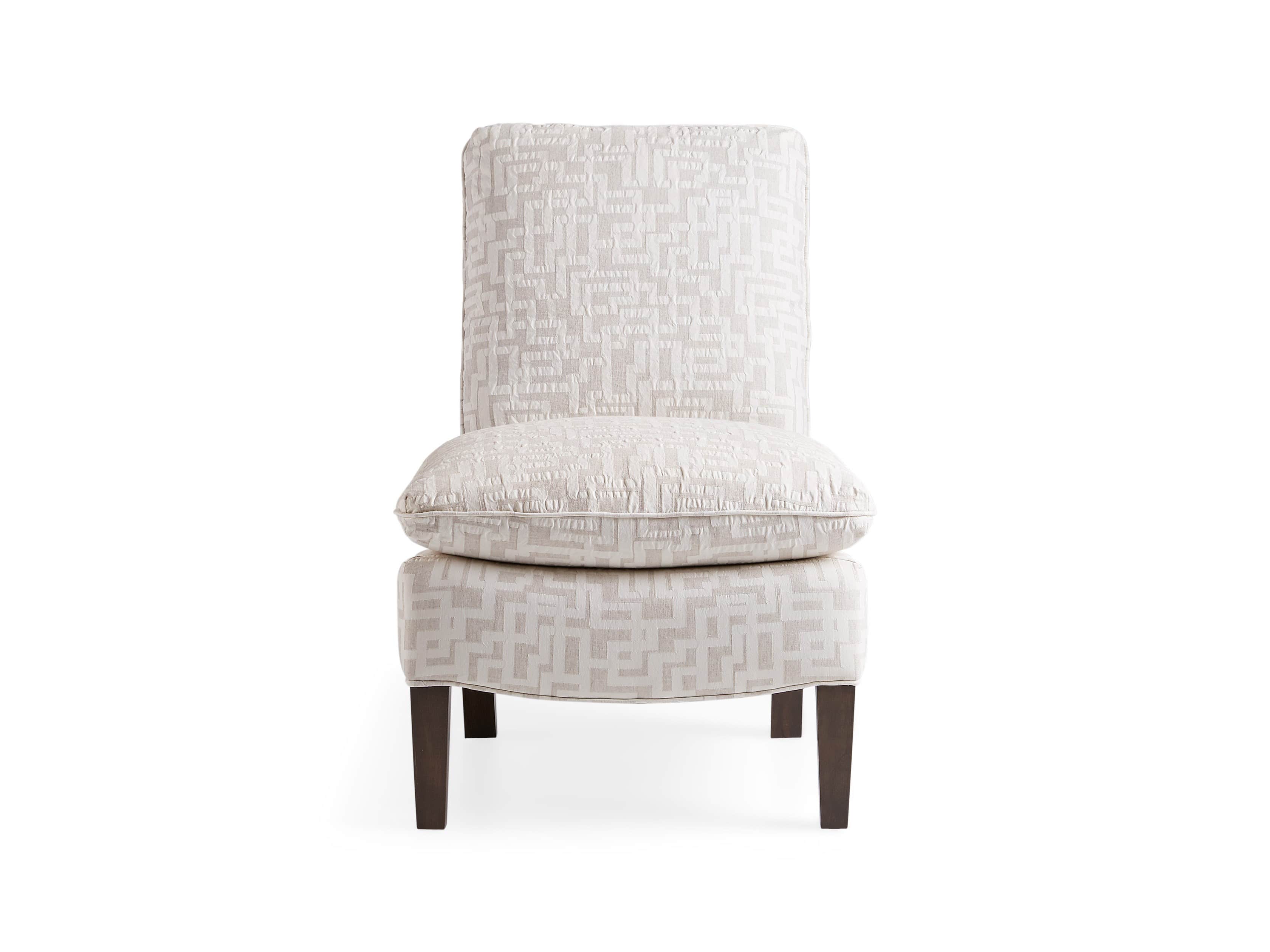 Belle Upholstered 23" Armless Chair