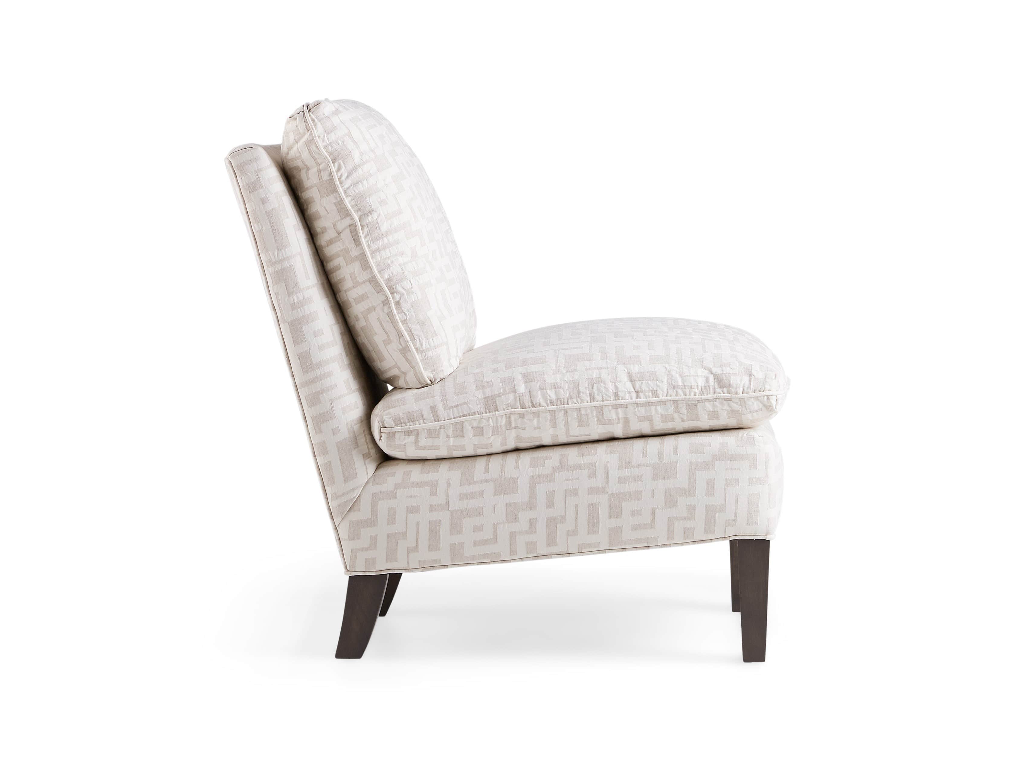 Belle Upholstered 23" Armless Chair