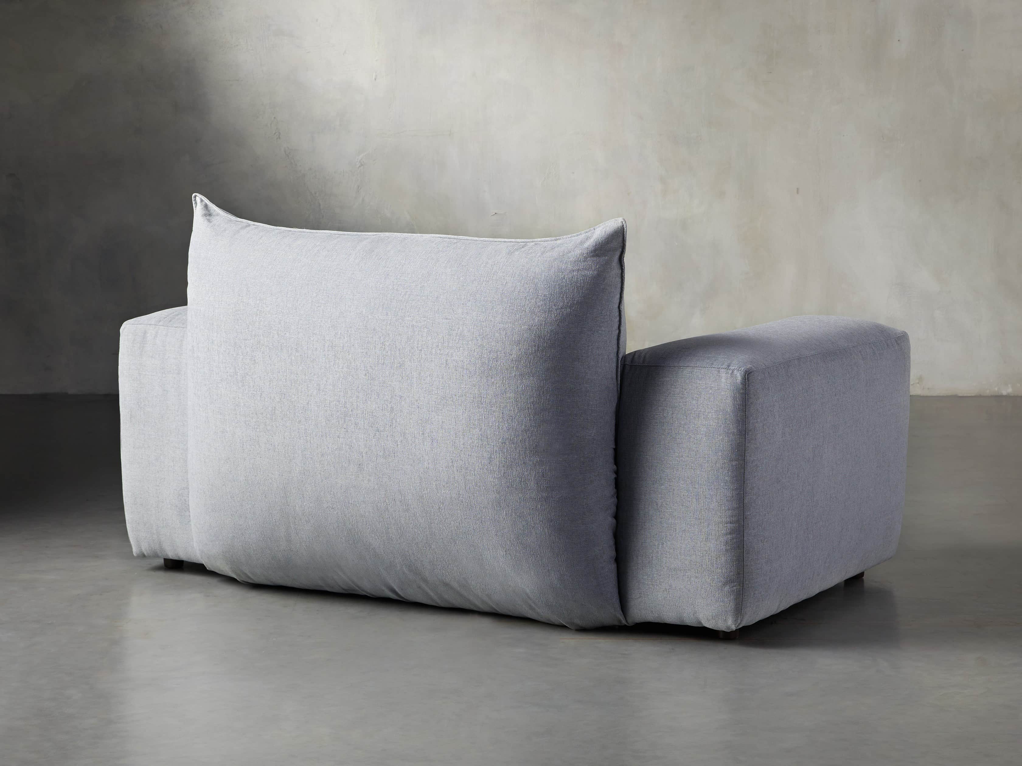 Wyndham Upholstered 66" Chair in Stanton Frost, slide 4 of 8