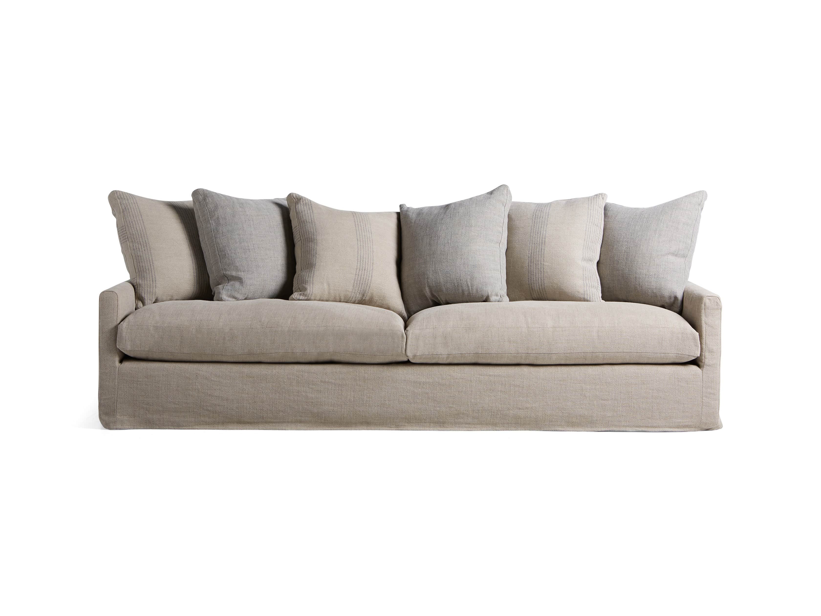Kipton Petite Slipcovered 106" Scatterback Sofa