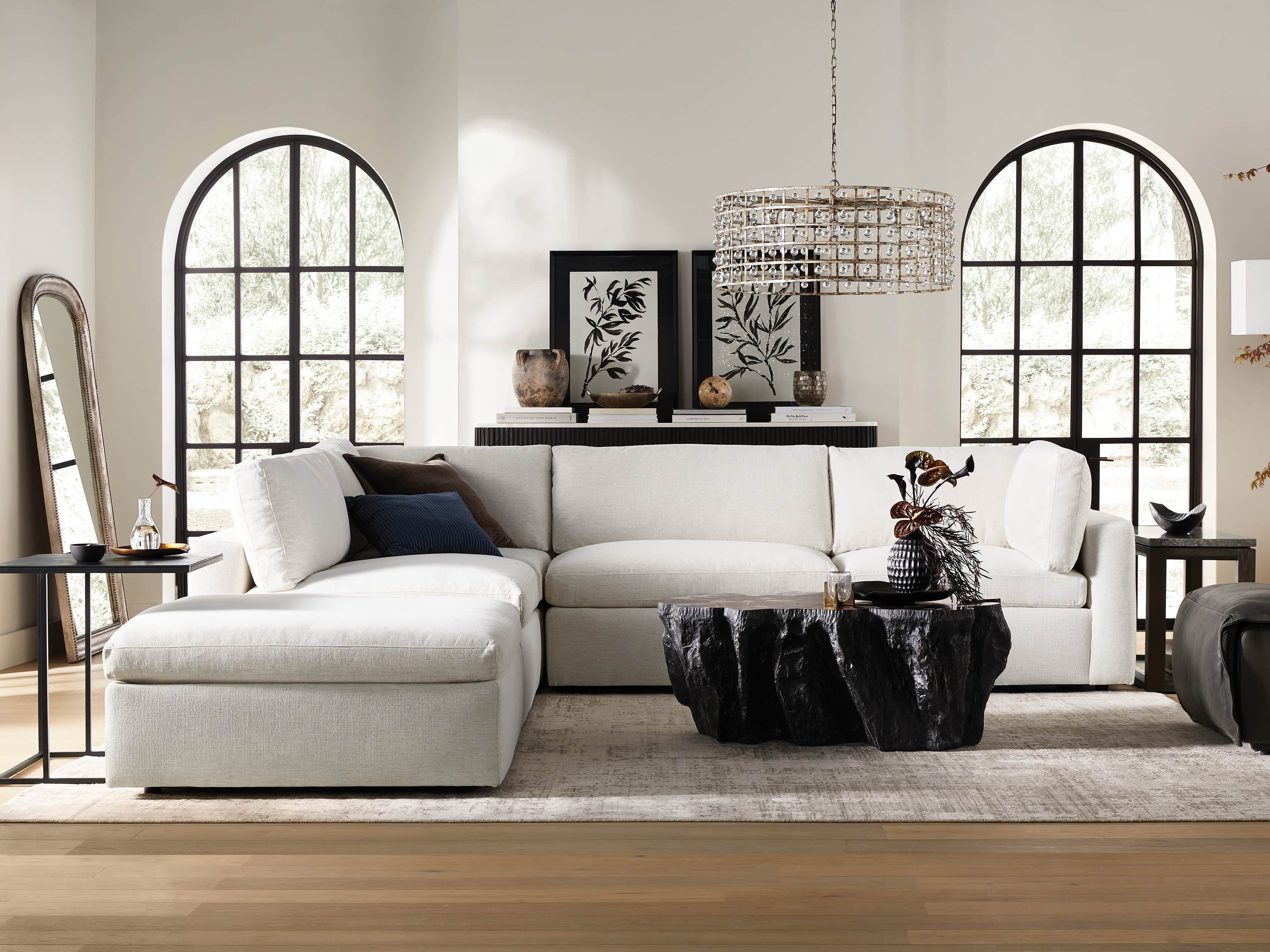 Beale Upholstered Right Arm Five Piece Sectional, slide 1 of 10