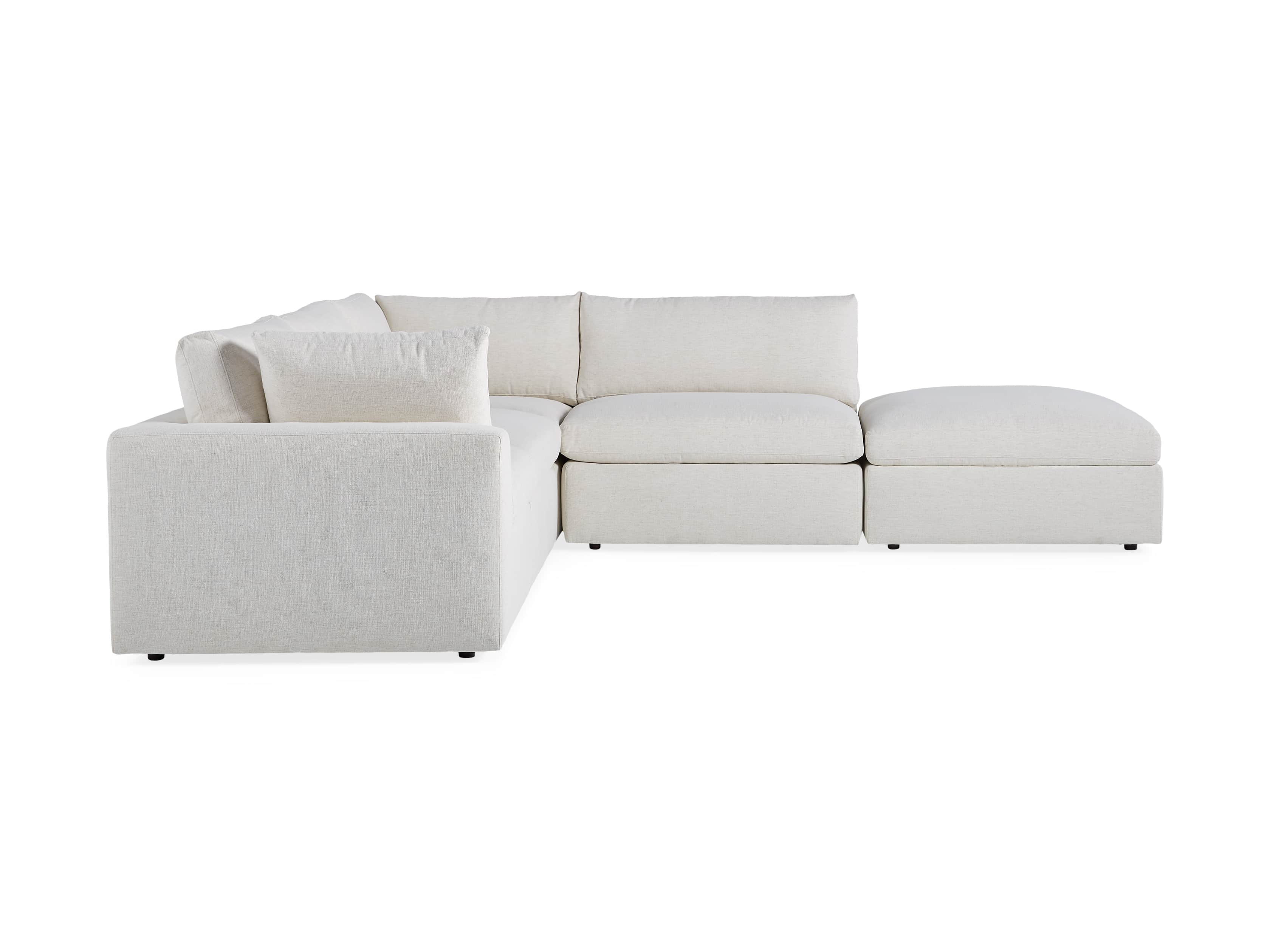 Beale Upholstered Left Arm Five Piece Sectional