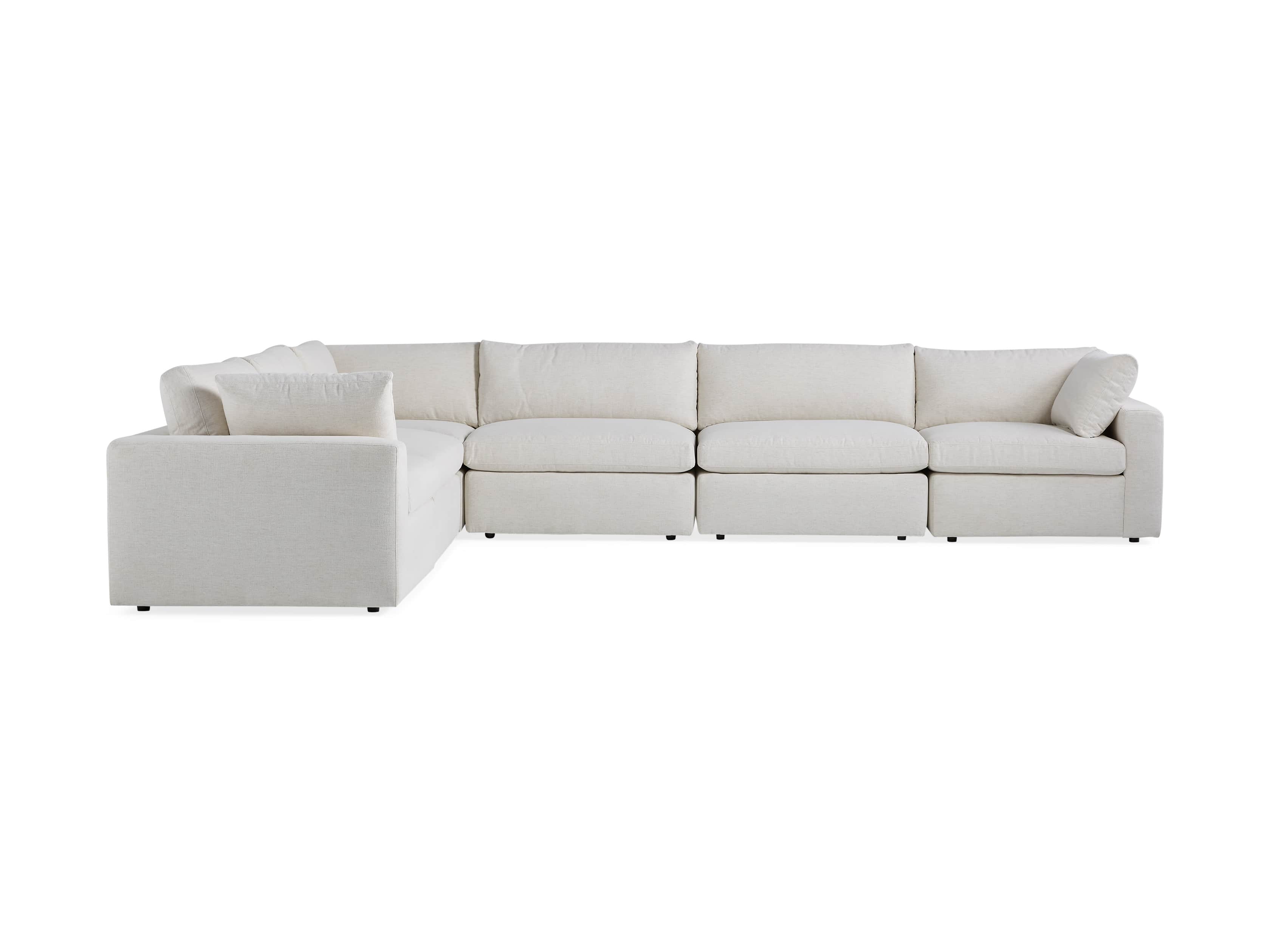 Beale Upholstered Six Piece L-Shaped Sectional, slide 6 of 7