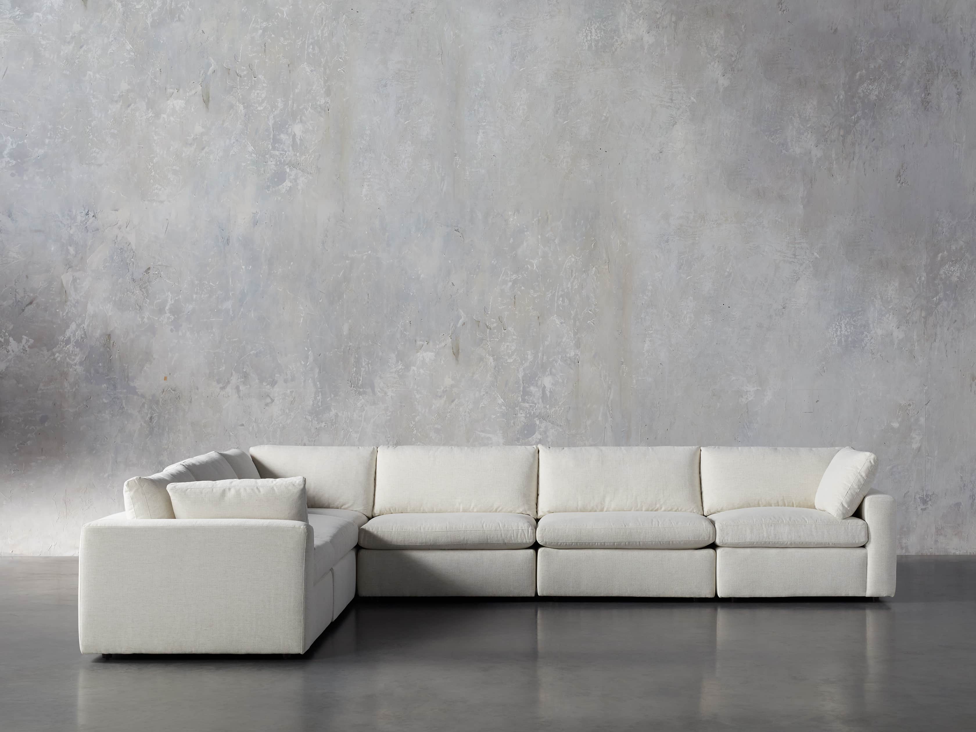 Beale Upholstered Six Piece L-Shaped Sectional, slide 1 of 7