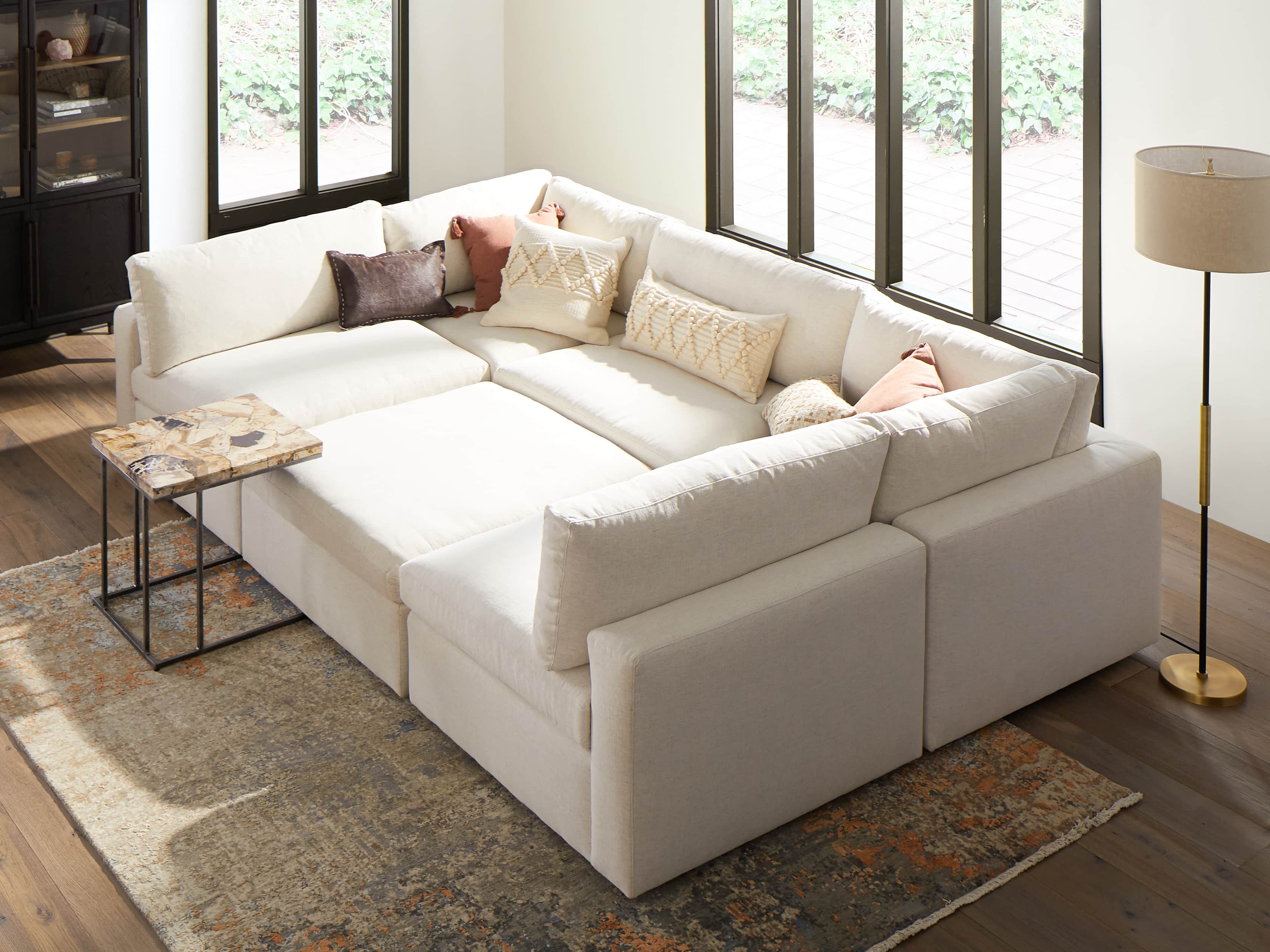Beale Six Piece Pit Sectional Arhaus